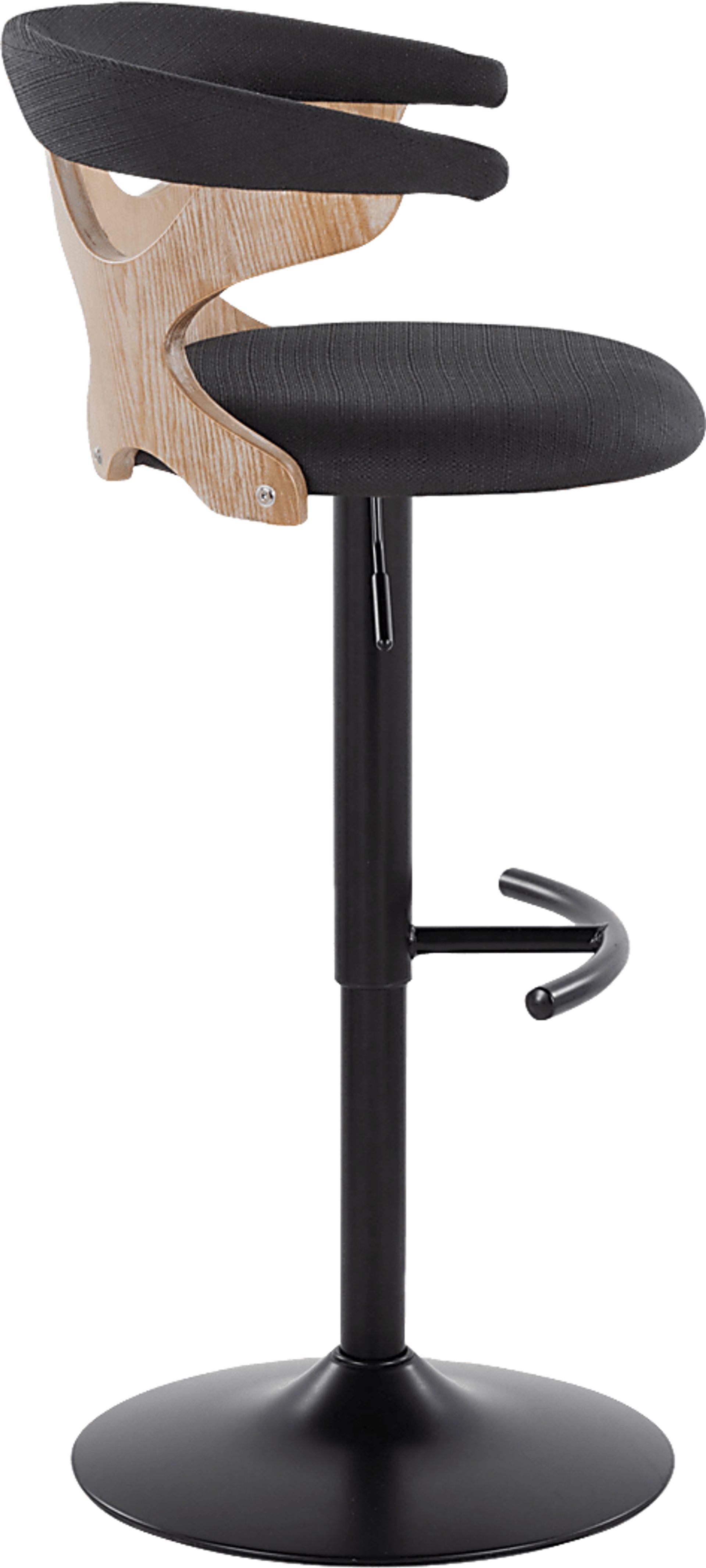 Wyndmoor VI Charcoal Adjustable Barstool, Set of 2 - Image 8