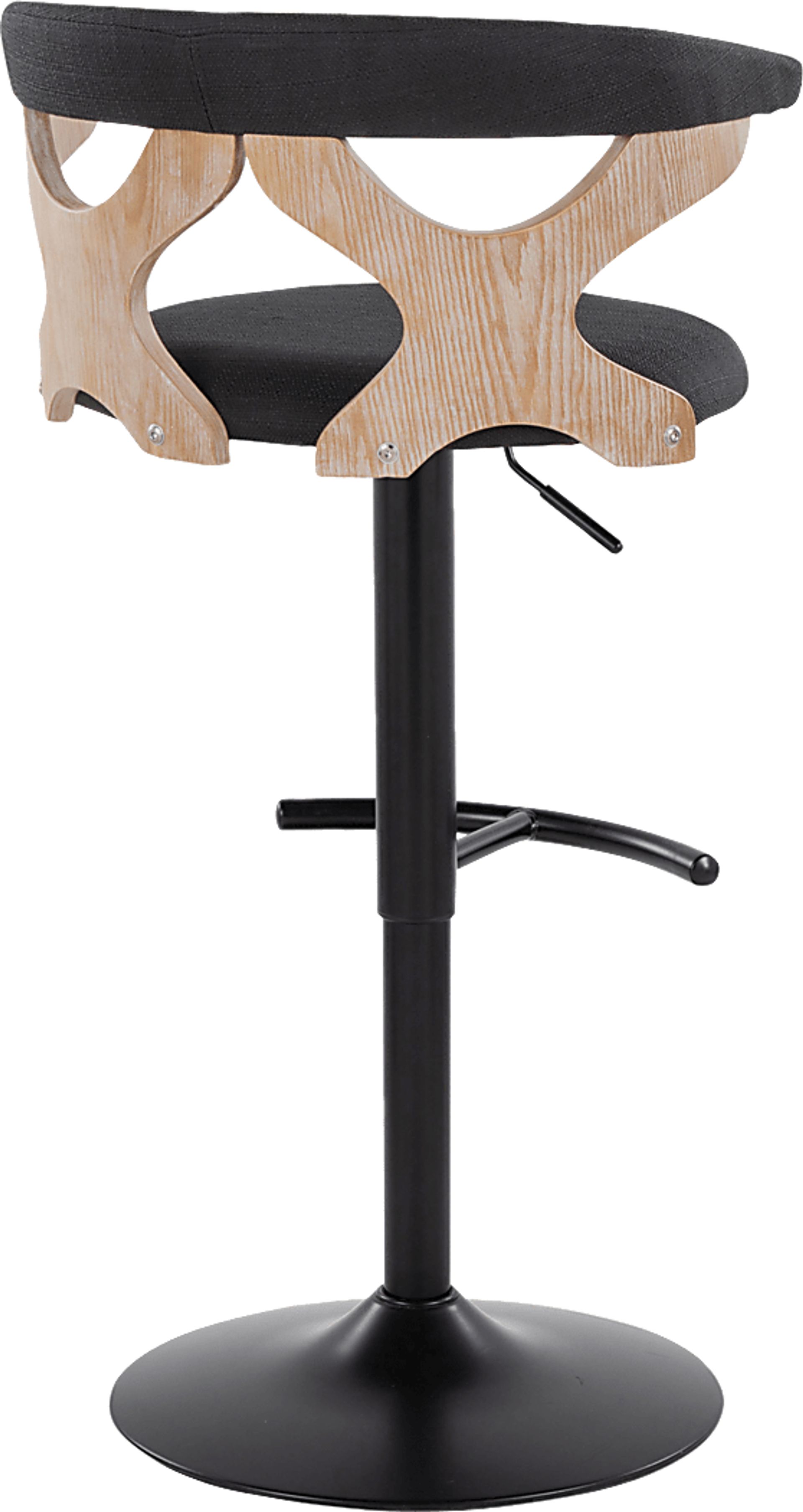 Wyndmoor VI Charcoal Adjustable Barstool, Set of 2 - Image 9