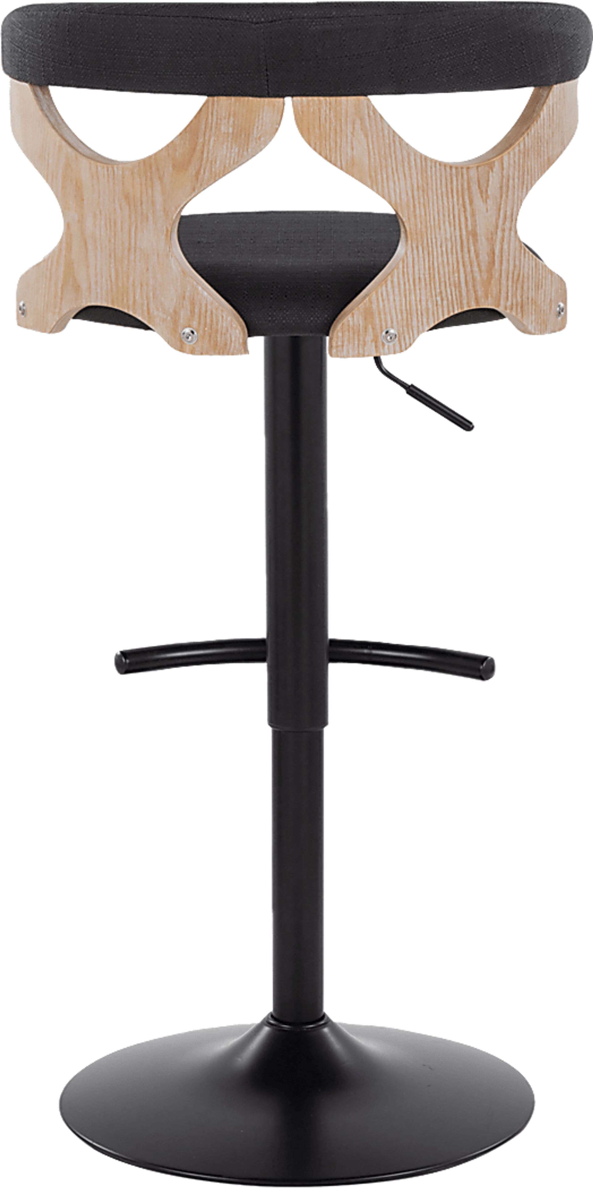Wyndmoor VI Charcoal Adjustable Barstool, Set of 2 - Image 10