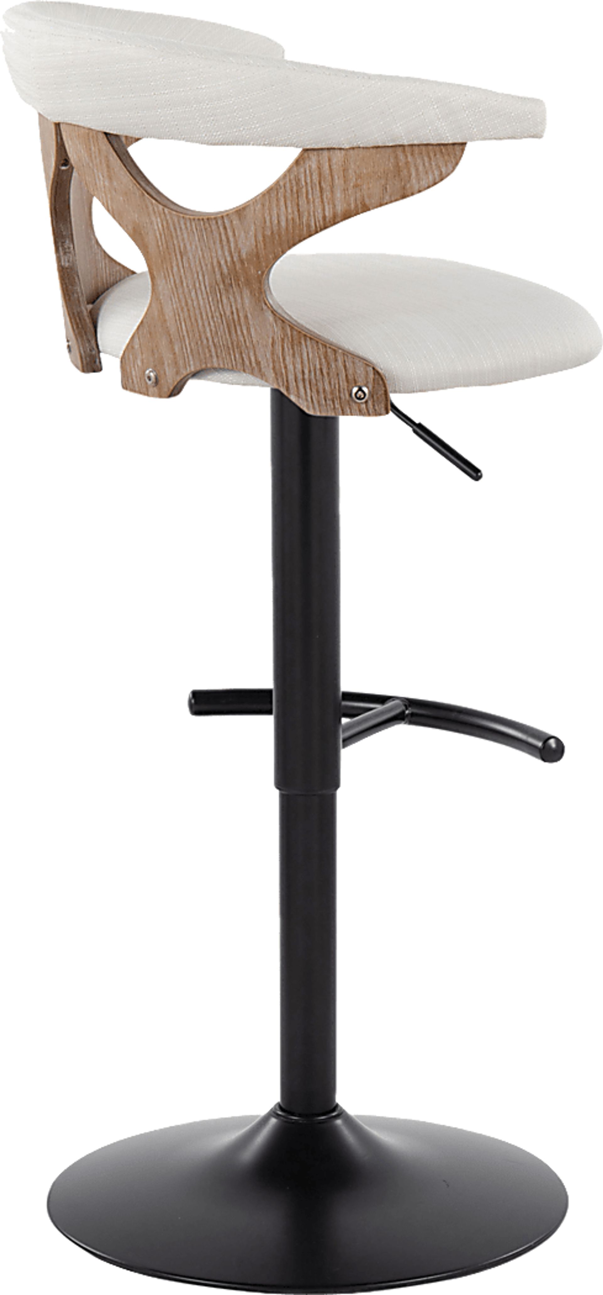 Wyndmoor VI Cream Adjustable Barstool, Set of 2 - Image 9