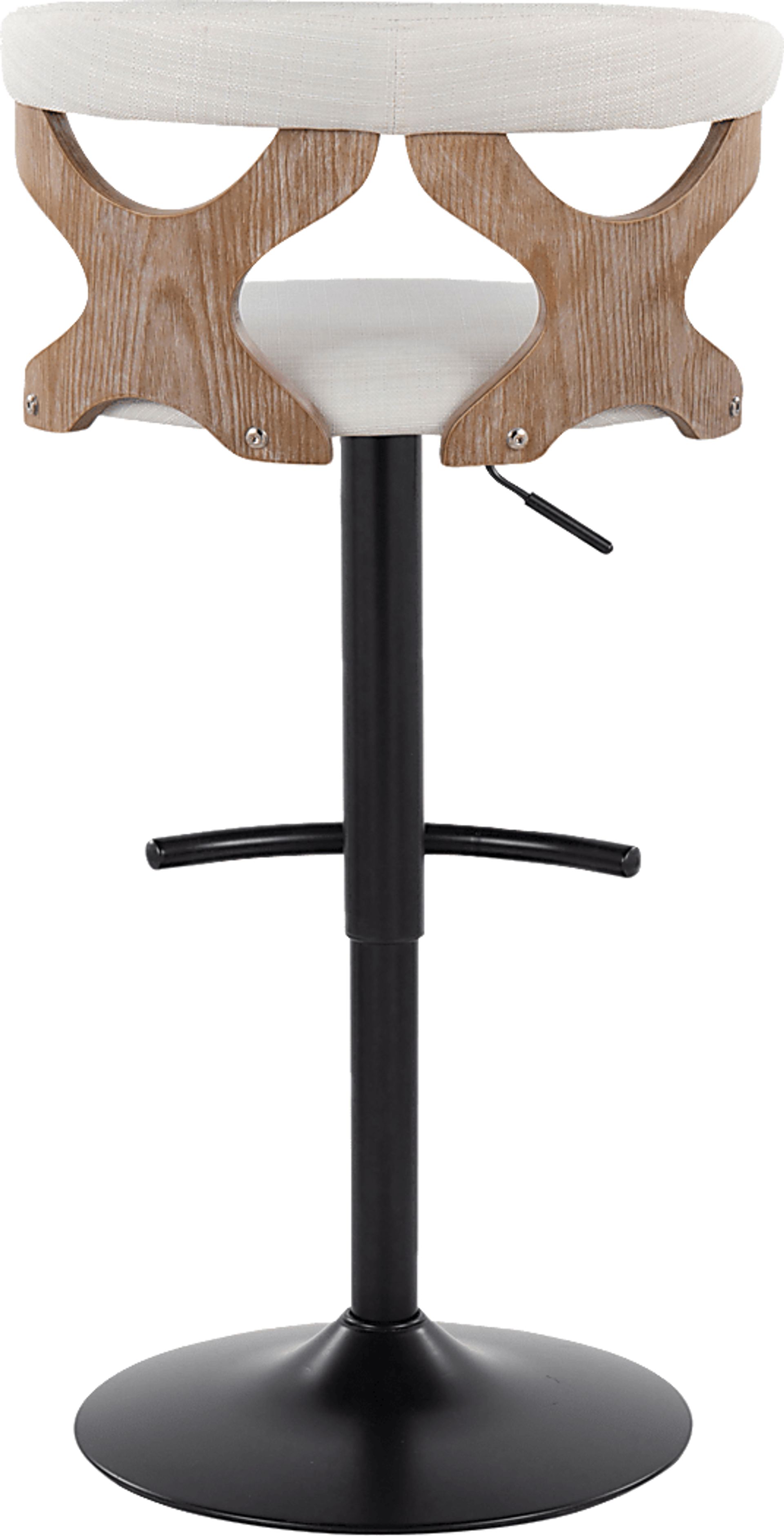 Wyndmoor VI Cream Adjustable Barstool, Set of 2 - Image 10