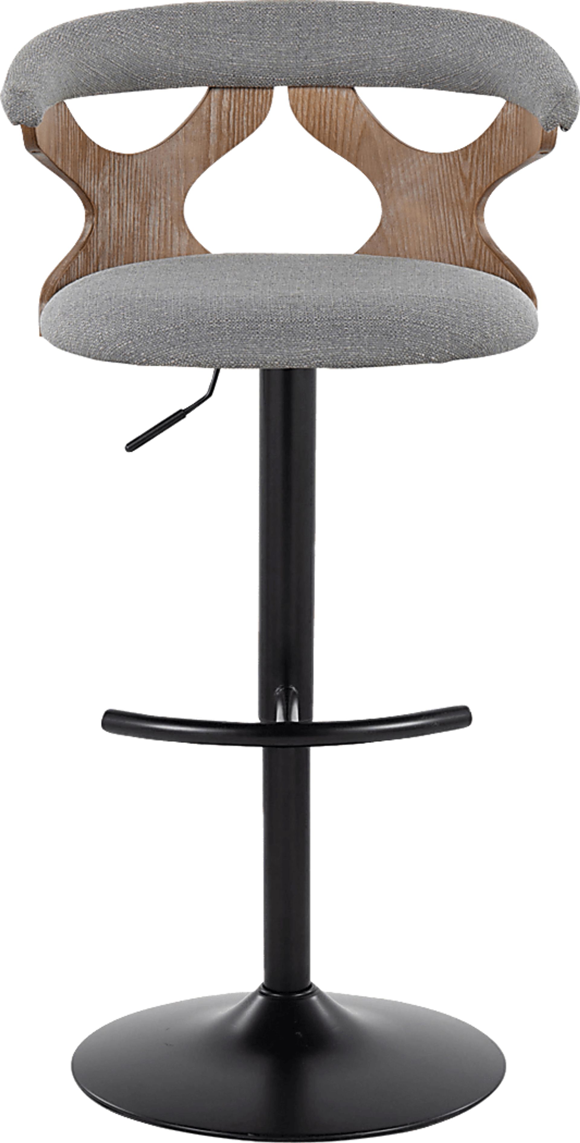 Wyndmoor VI Gray Adjustable Barstool, Set of 2 - Image 6