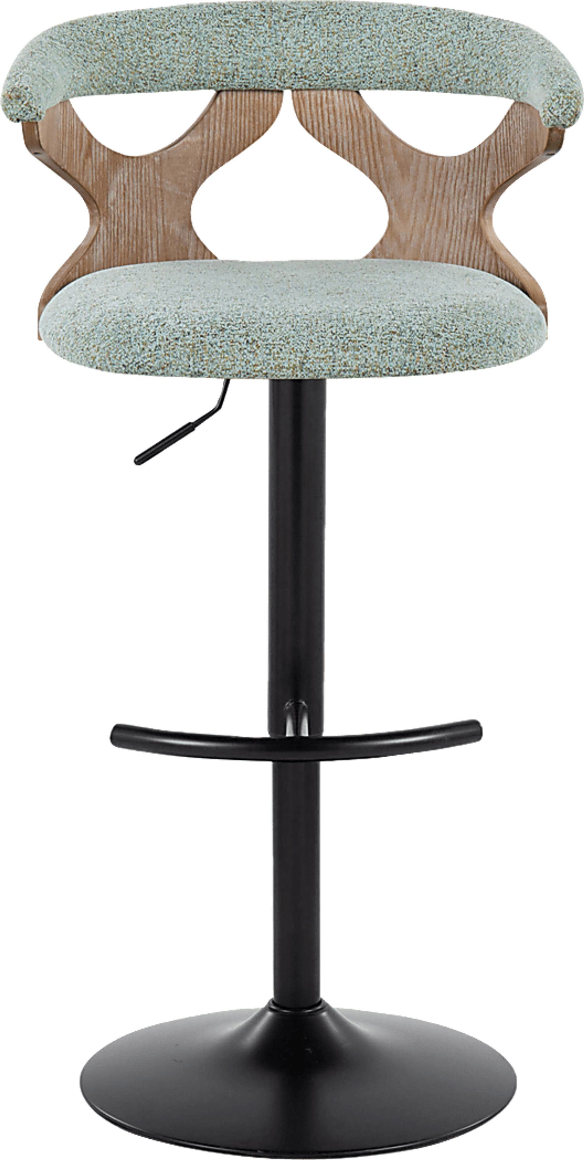 Wyndmoor VI Seafoam Adjustable Barstool, Set of 2 - Image 6