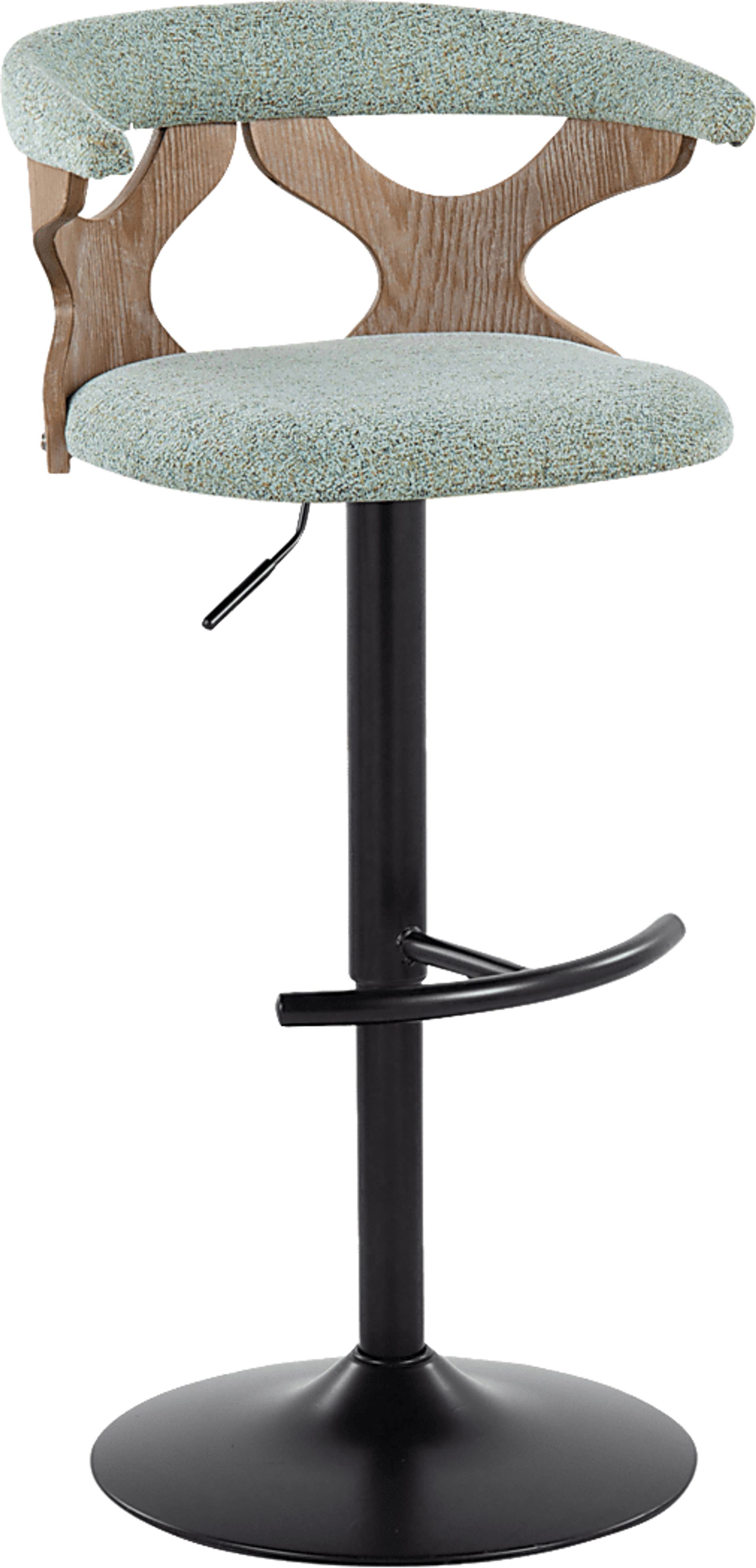 Wyndmoor VI Seafoam Adjustable Barstool, Set of 2 - Image 7