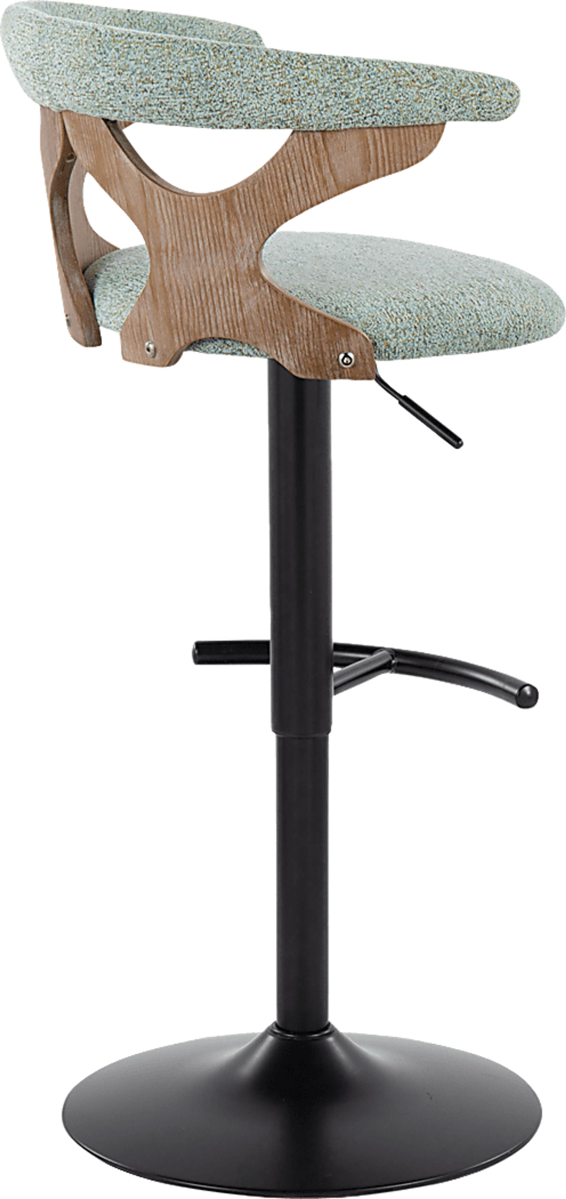 Wyndmoor VI Seafoam Adjustable Barstool, Set of 2 - Image 8