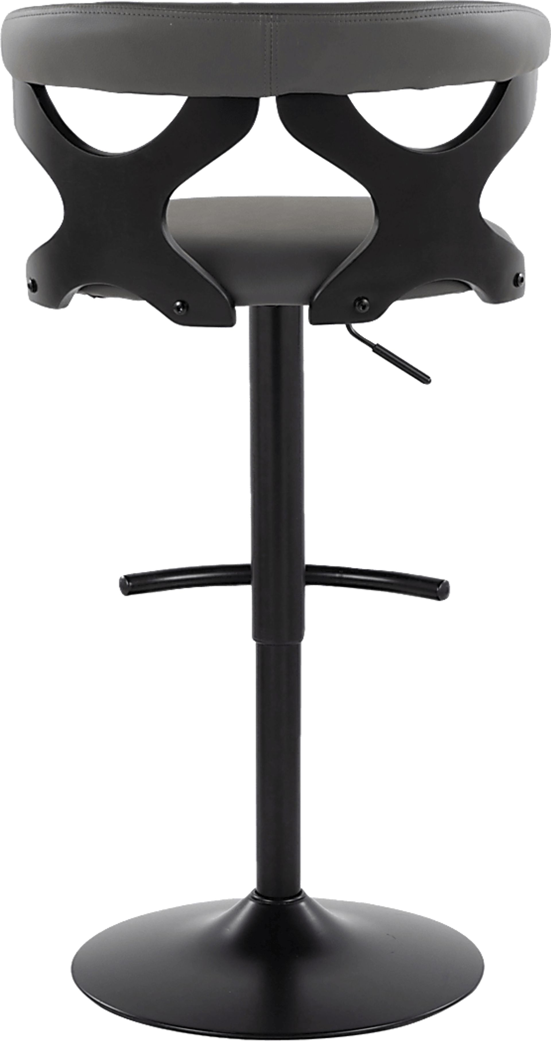 Wyndmoor VII Black Adjustable Barstool, Set of 2 - Image 10