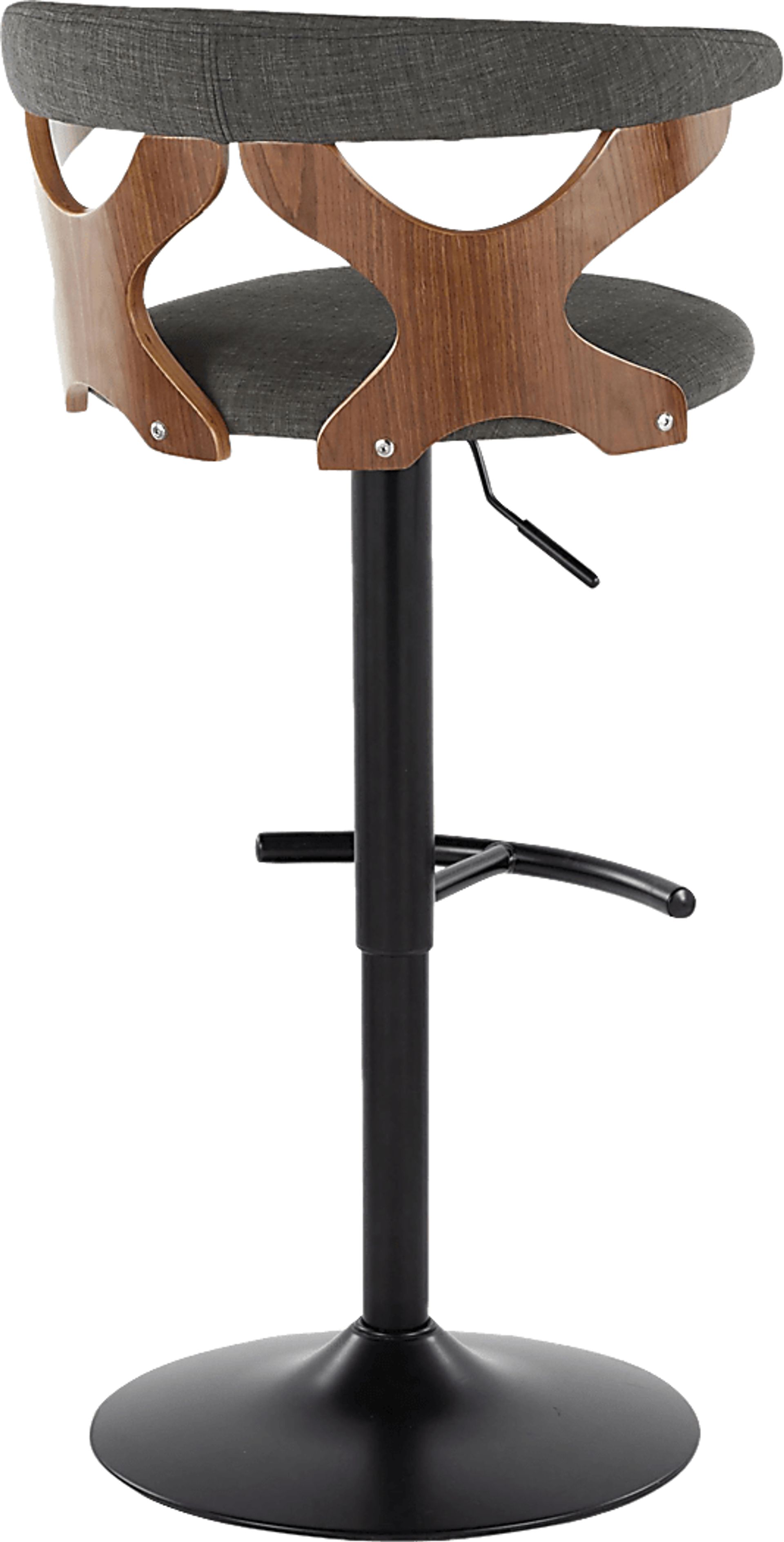 Wyndmoor VIII Charcoal Adjustable Barstool, Set of 2 - Image 7