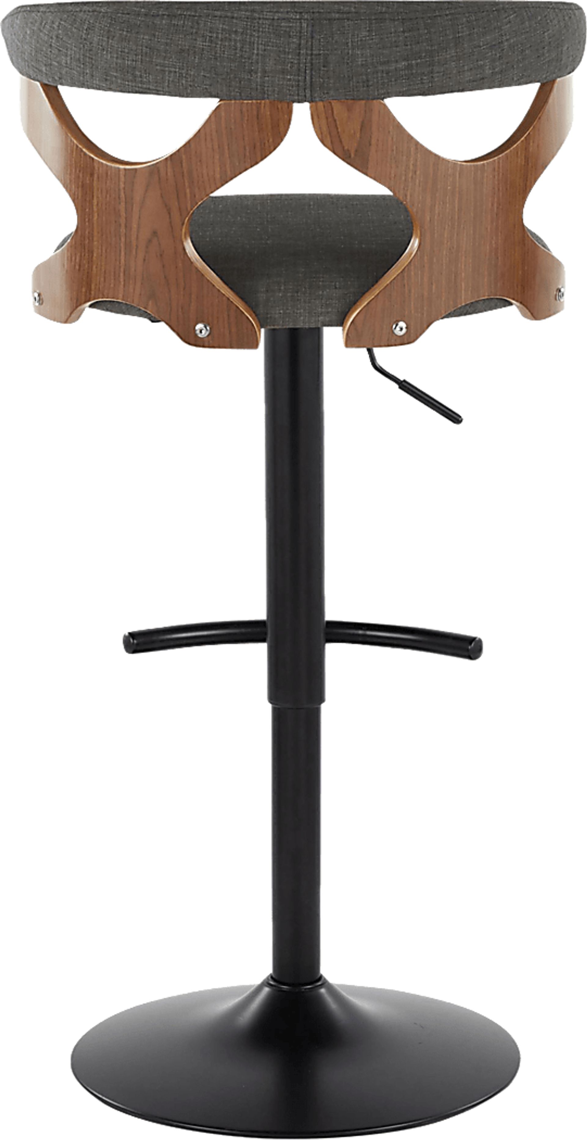 Wyndmoor VIII Charcoal Adjustable Barstool, Set of 2 - Image 8