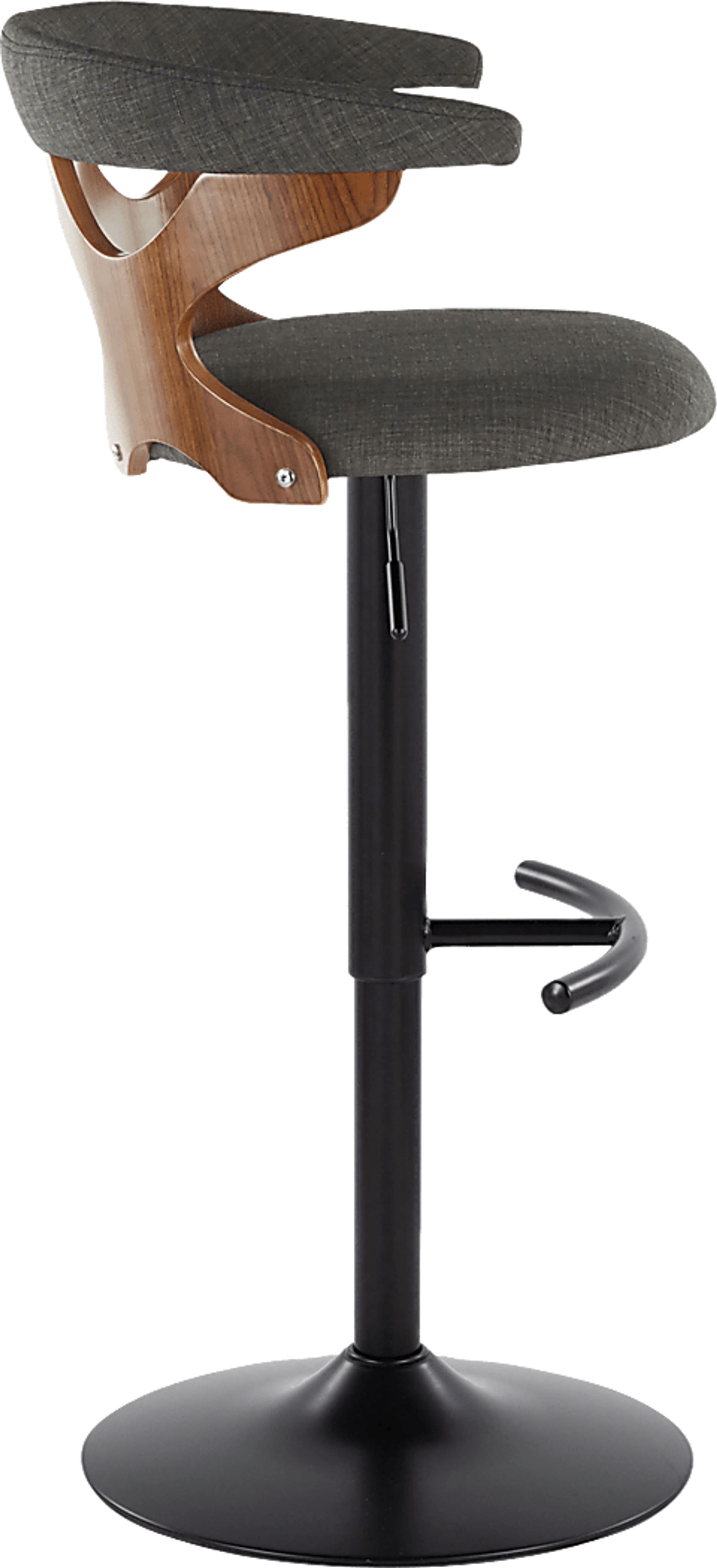 Wyndmoor VIII Charcoal Adjustable Barstool, Set of 2 - Image 10