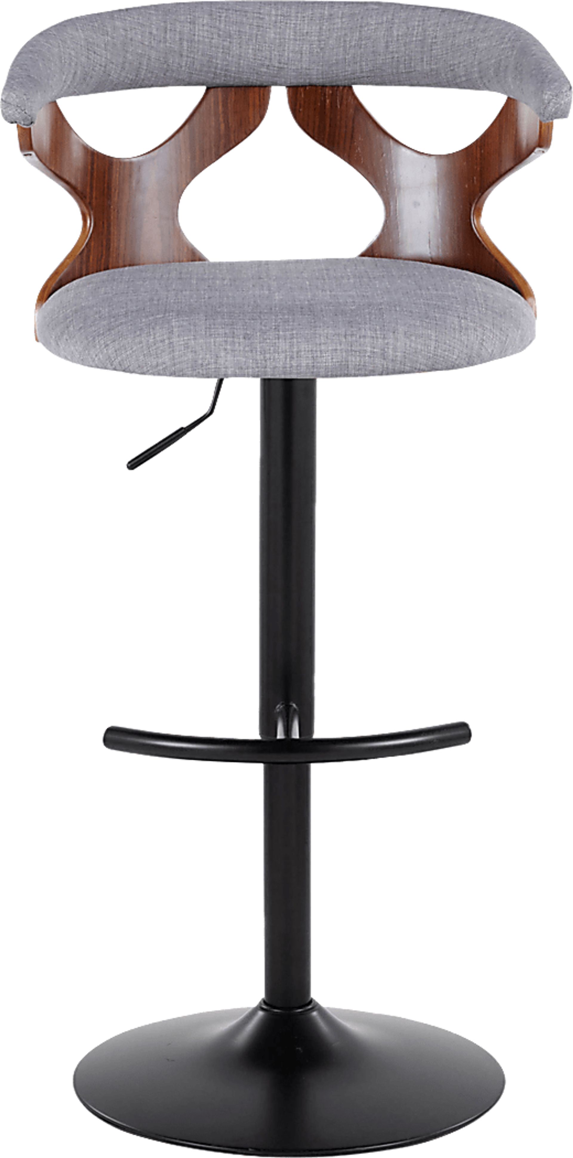 Wyndmoor VIII Gray Adjustable Barstool, Set of 2 - Image 6