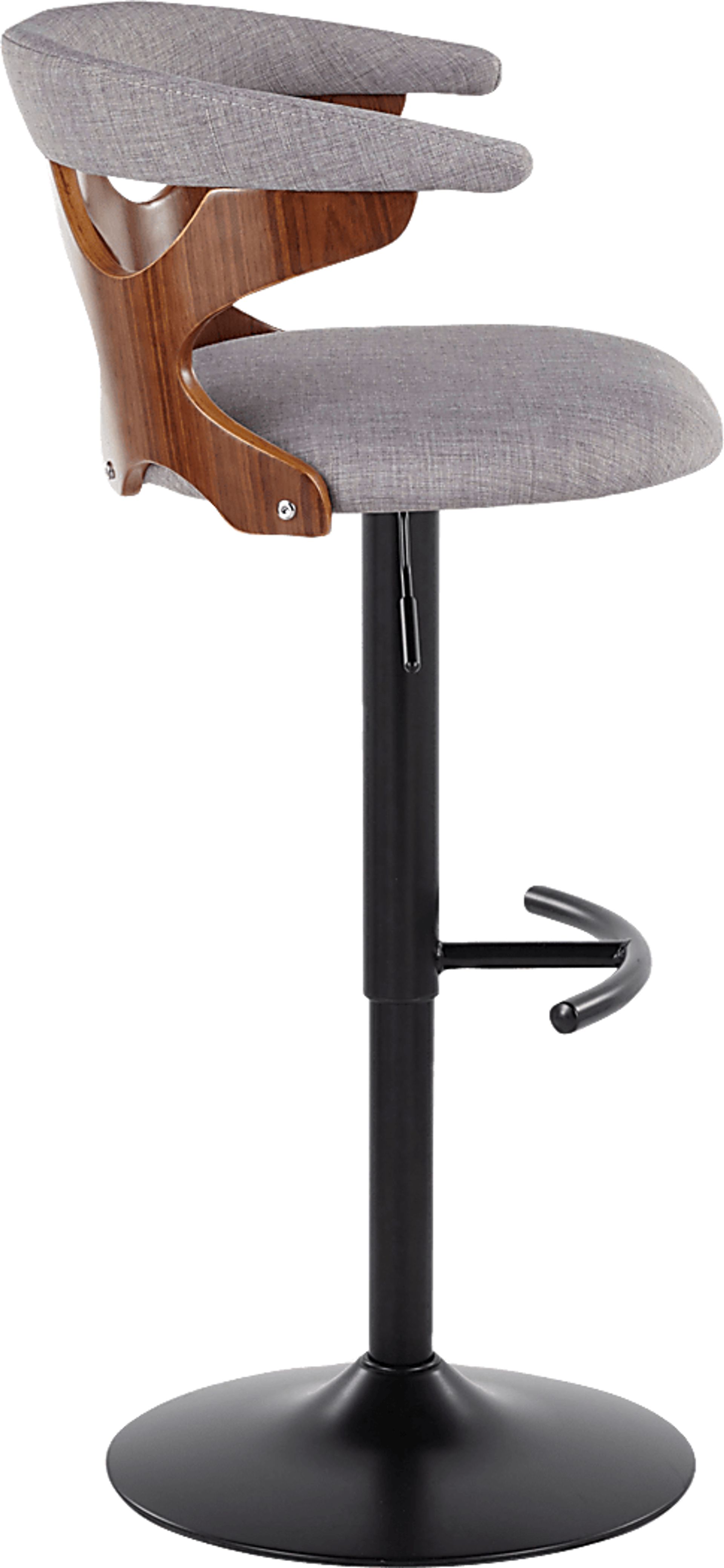 Wyndmoor VIII Gray Adjustable Barstool, Set of 2 - Image 8