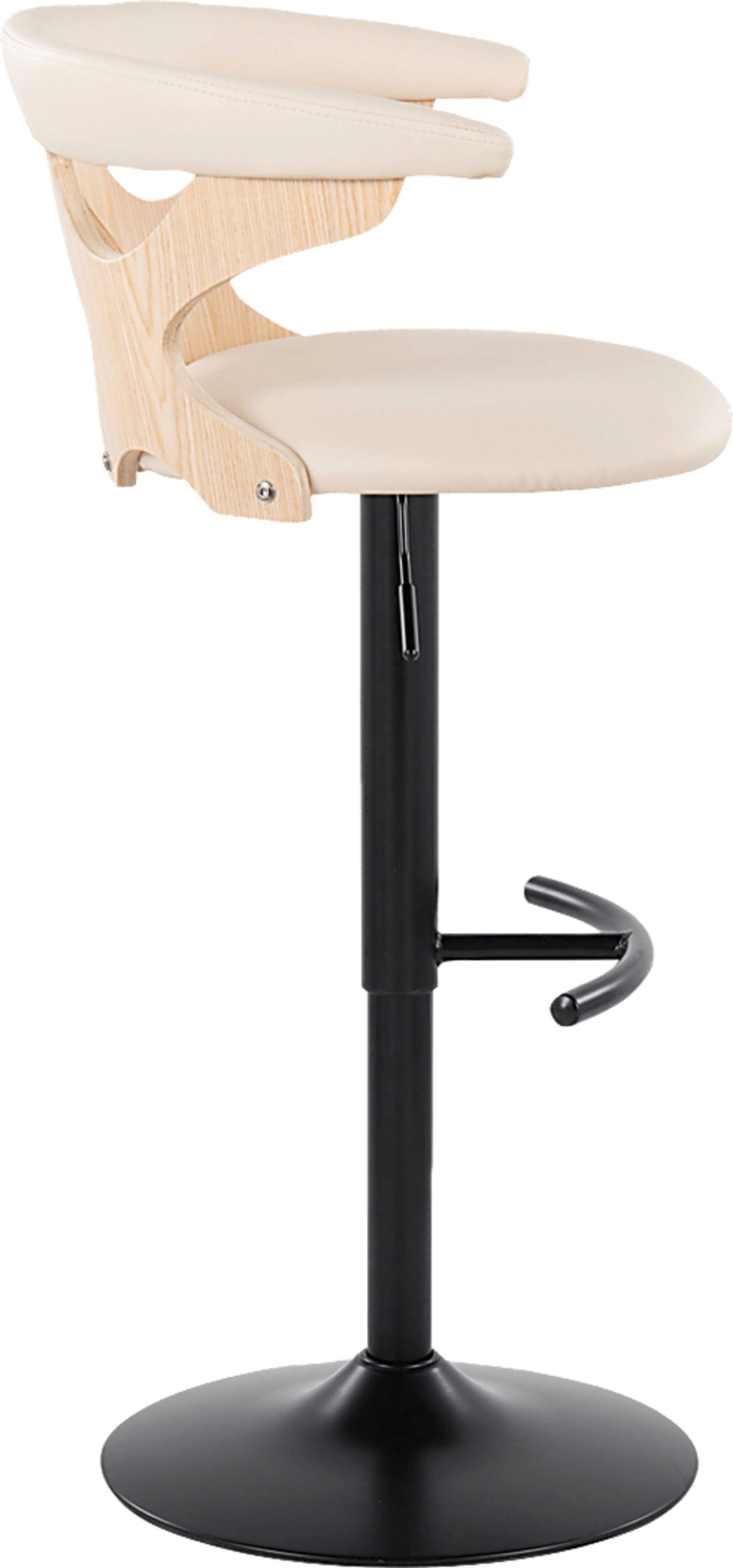 Wyndmoor X Cream Adjustable Barstool, Set of 2 - Image 10