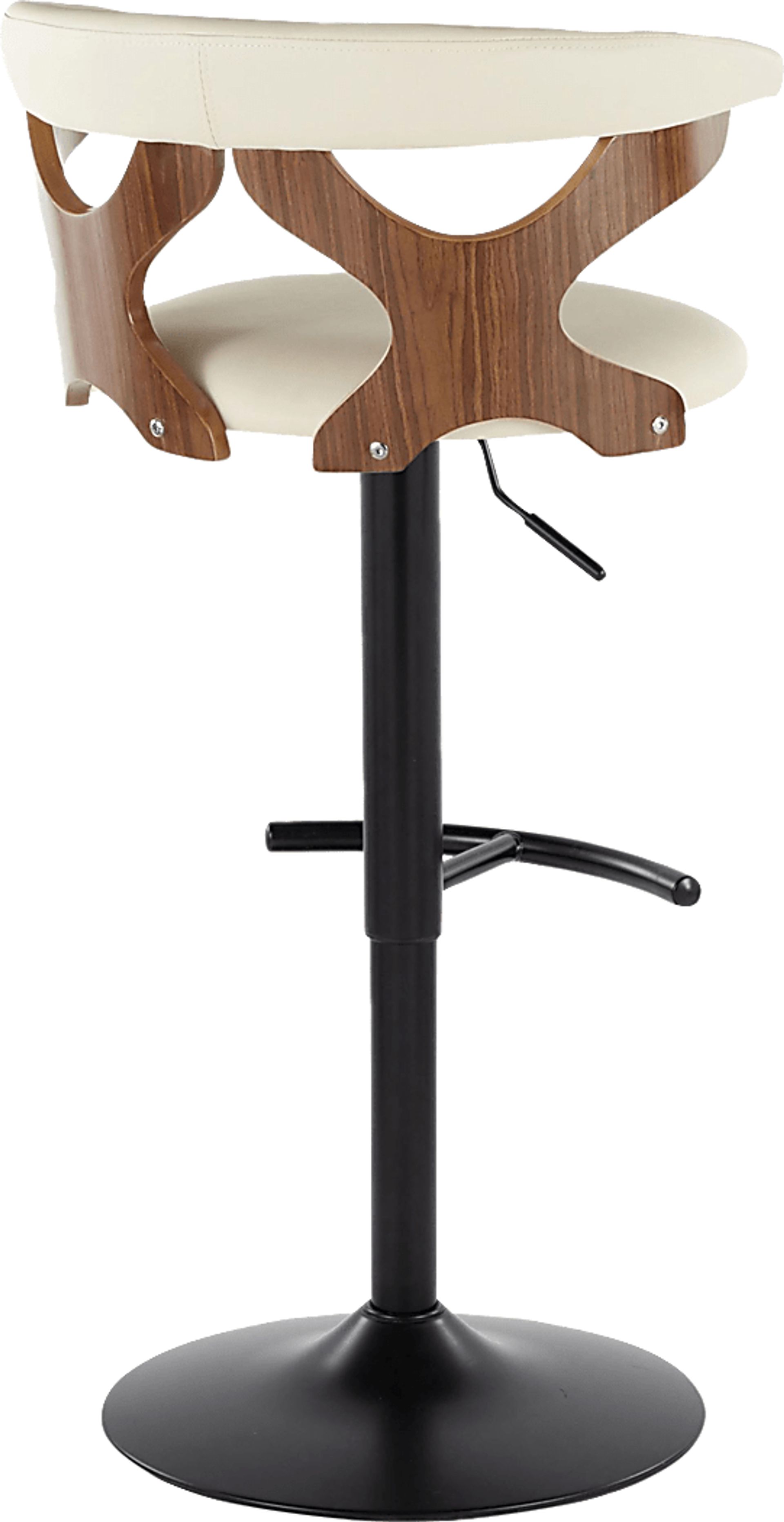 Wyndmoor XI Cream Adjustable Barstool, Set of 2 - Image 7