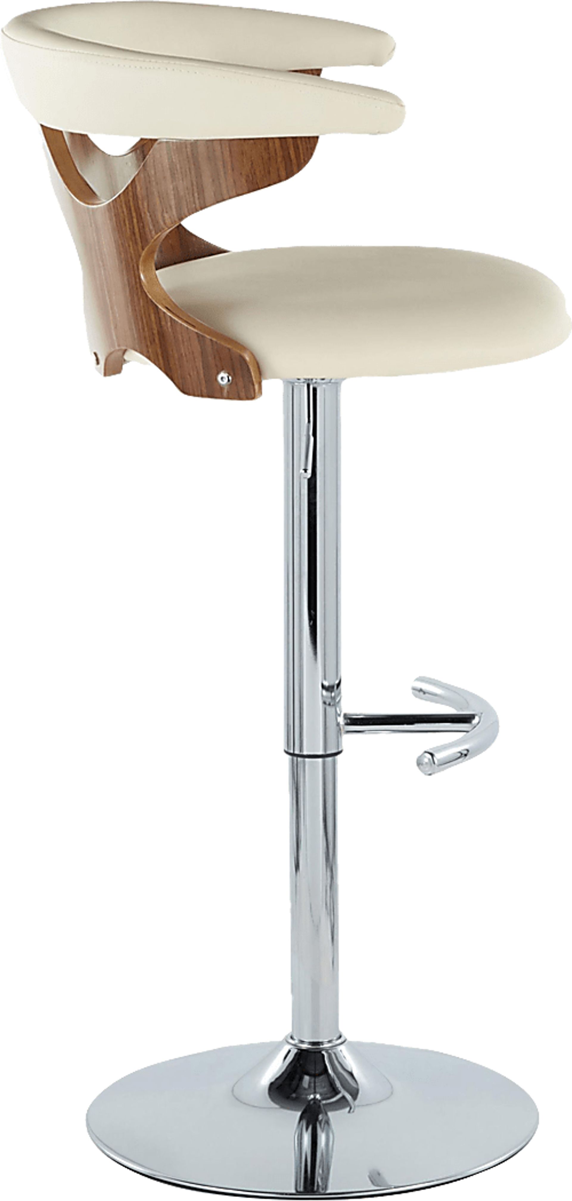 Wyndmoor XV Cream Adjustable Barstool, Set of 2 - Image 8