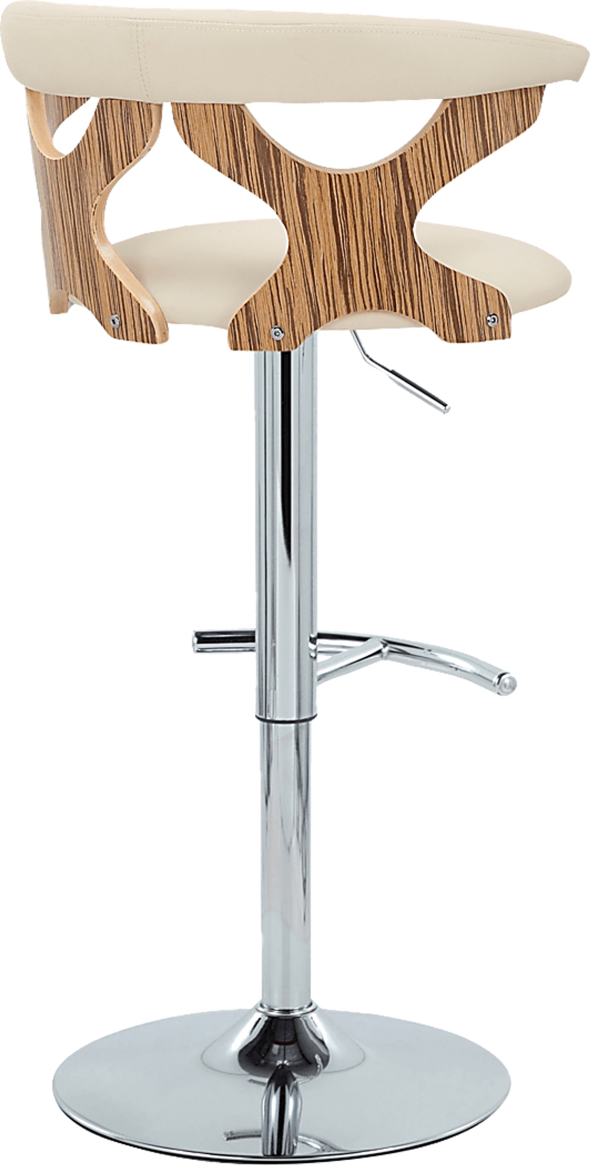 Wyndmoor XVI Cream Adjustable Barstool, Set of 2 - Image 8