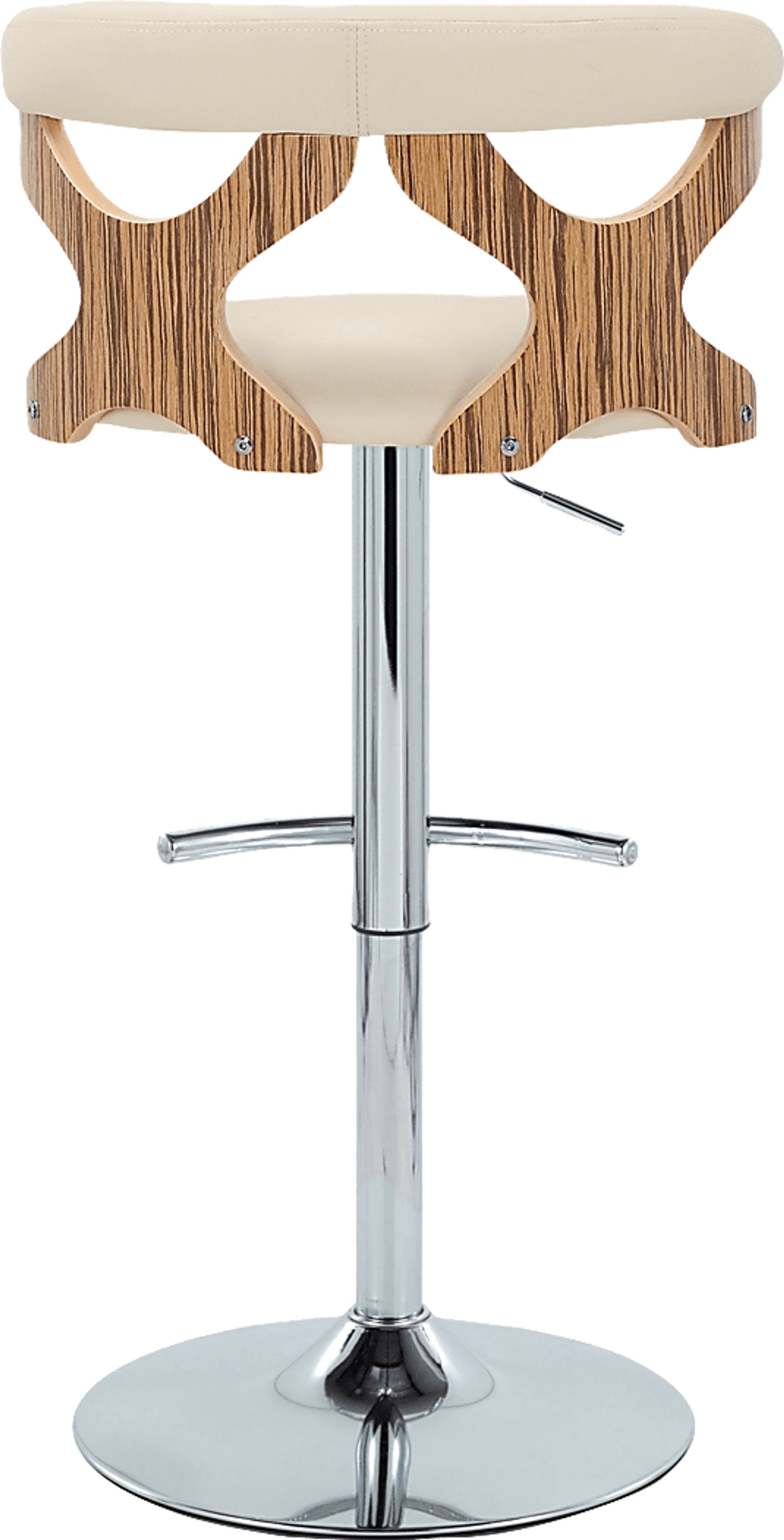 Wyndmoor XVI Cream Adjustable Barstool, Set of 2 - Image 9