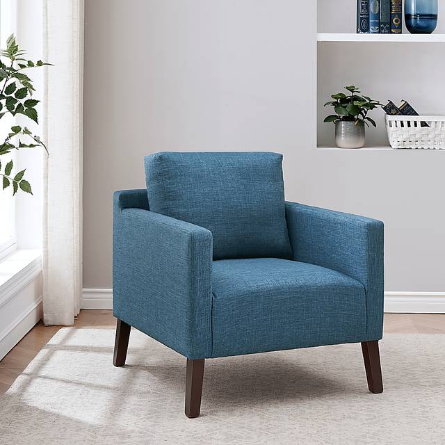 Wyndon Blue Accent Chair - Thumbnail - Image 2