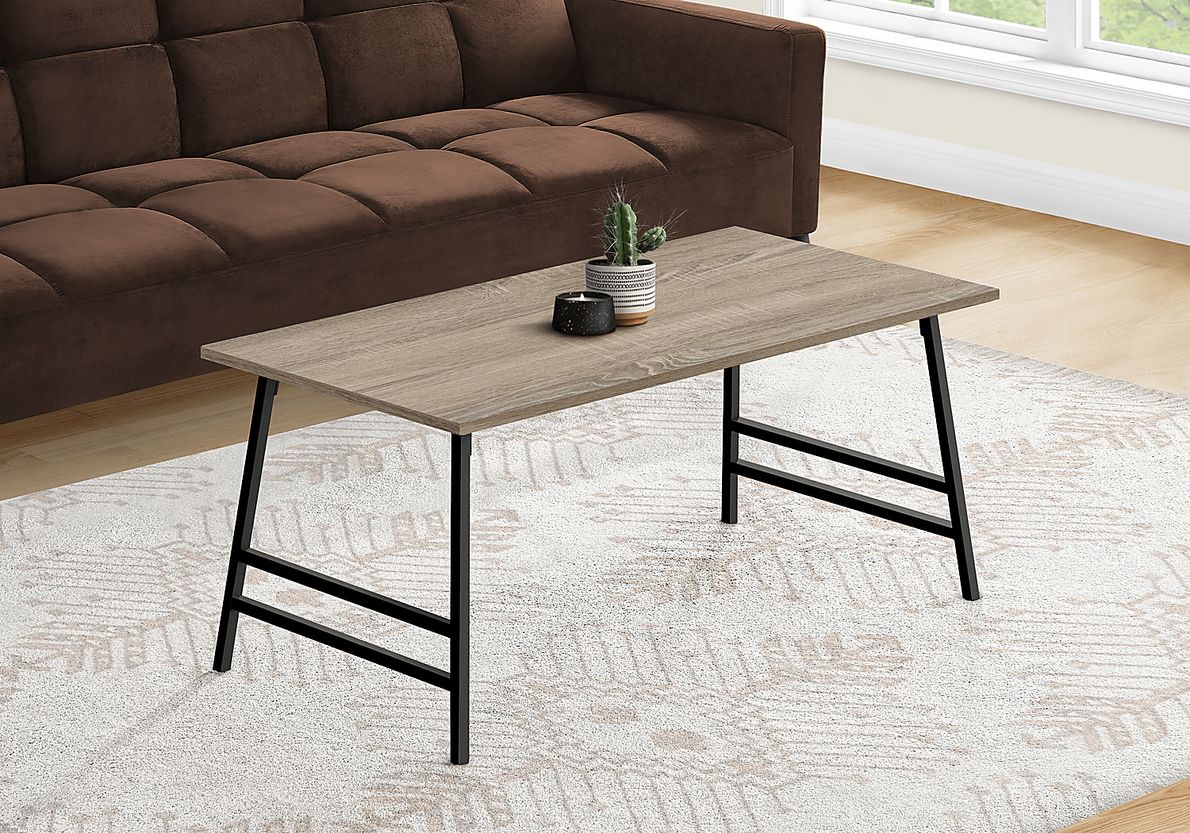Wyndover Taupe Cocktail Table
