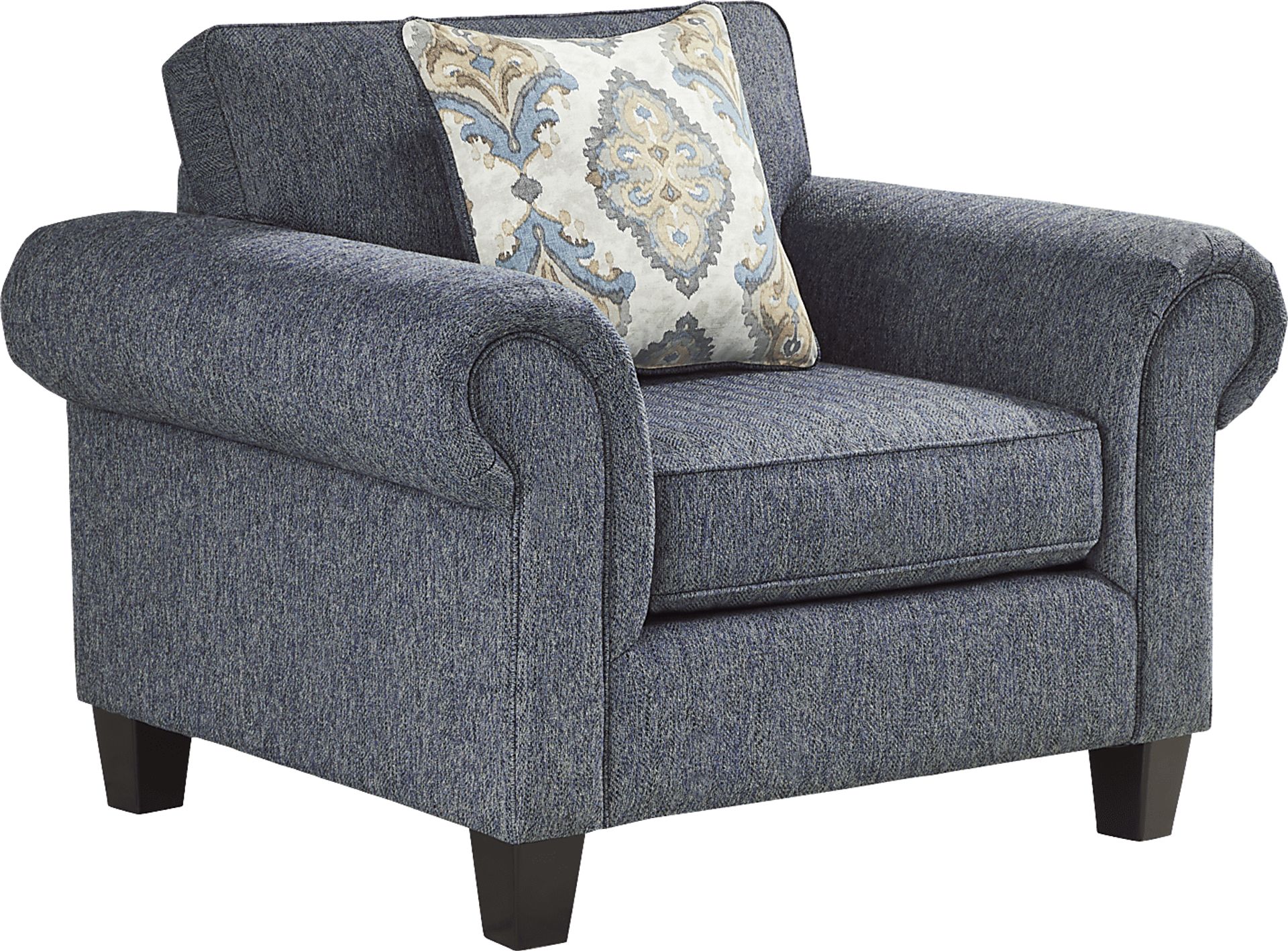 Wyndsor Way Blue 8 Pc Living Room - Image 8
