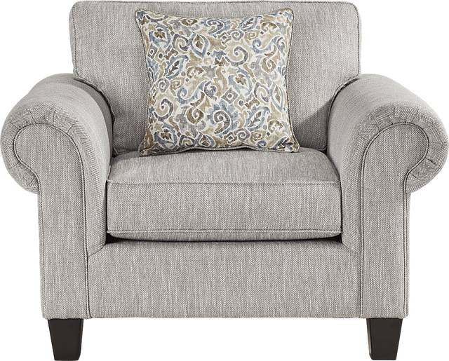Wyndsor Way Gray 8 Pc Living Room - Thumbnail - Image 9