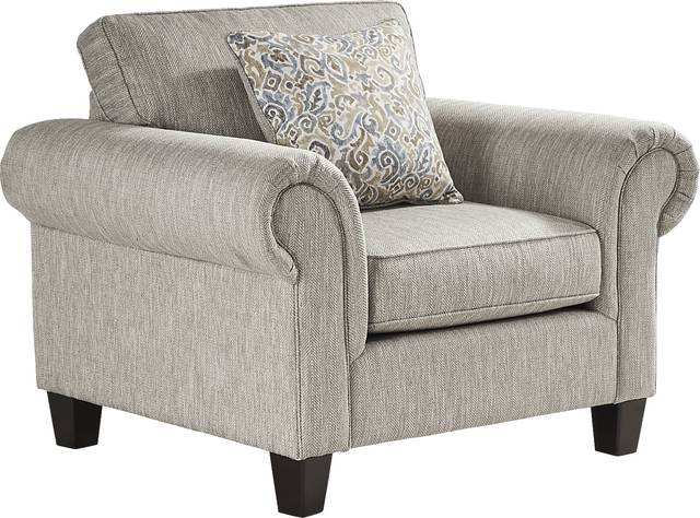 Wyndsor Way Gray 8 Pc Living Room - Thumbnail - Image 8