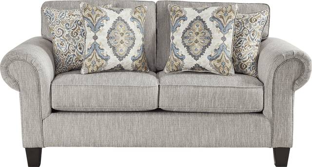 Wyndsor Way Gray 2 Pc Living Room - Thumbnail - Image 4