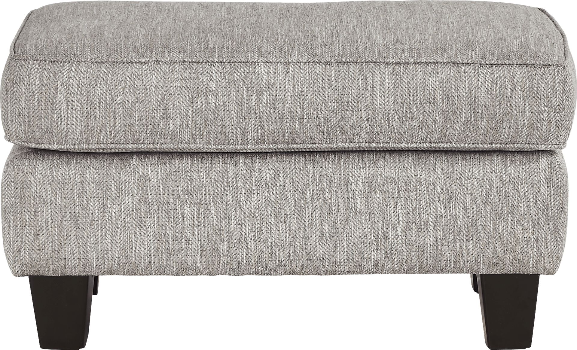 Wyndsor Way Gray Ottoman - Image 2