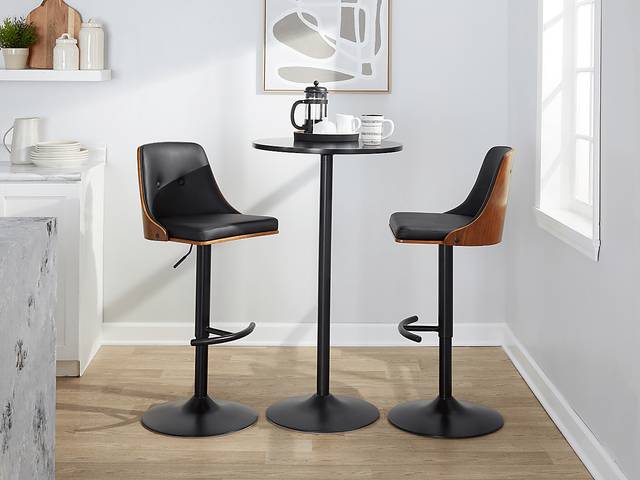 Wyndtop Black Adjustable Barstool, Set of 2 - Thumbnail - Image 5