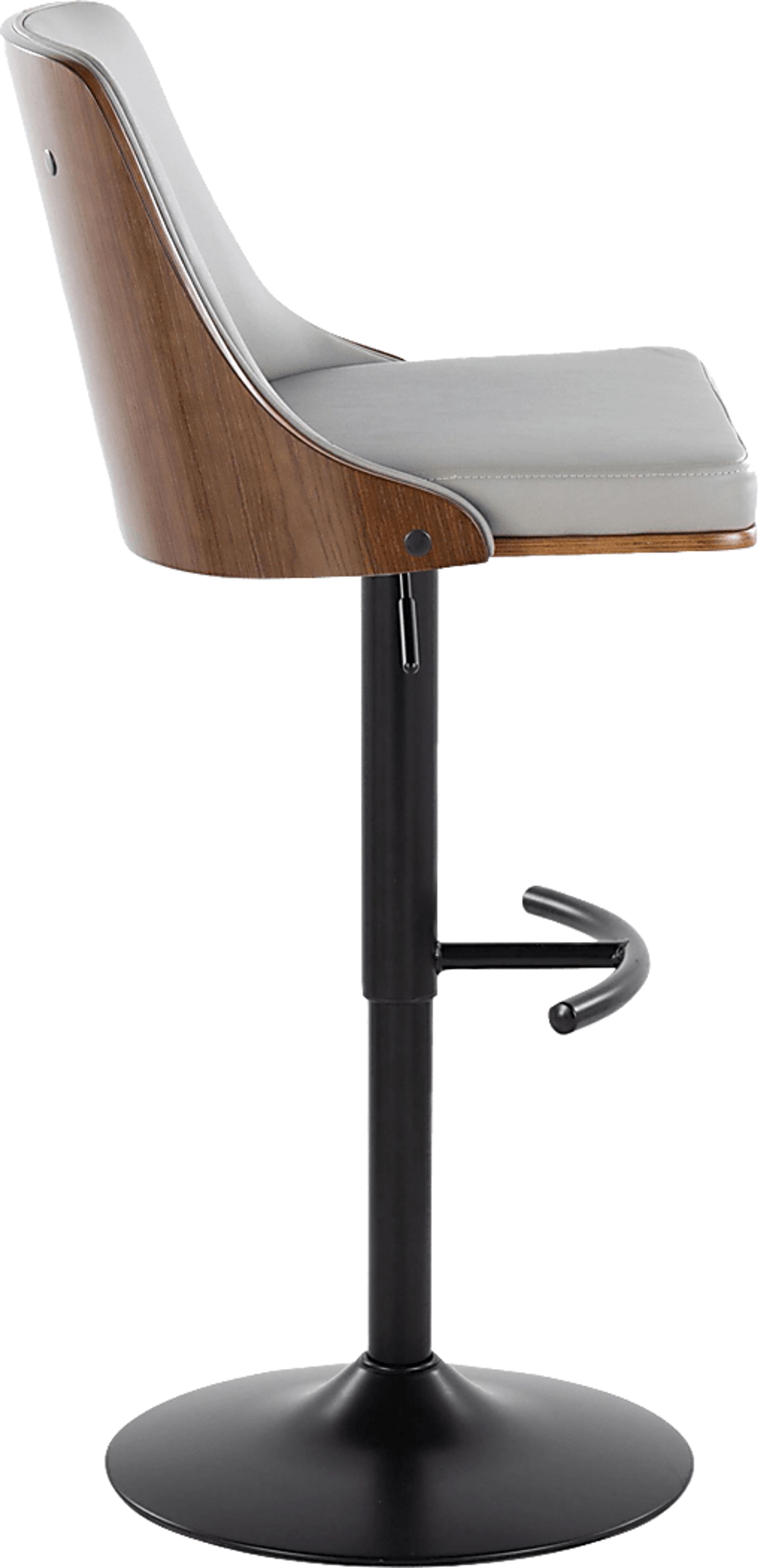 Wyndtop II Light Gray Adjustable Barstool, Set of 2 - Image 6