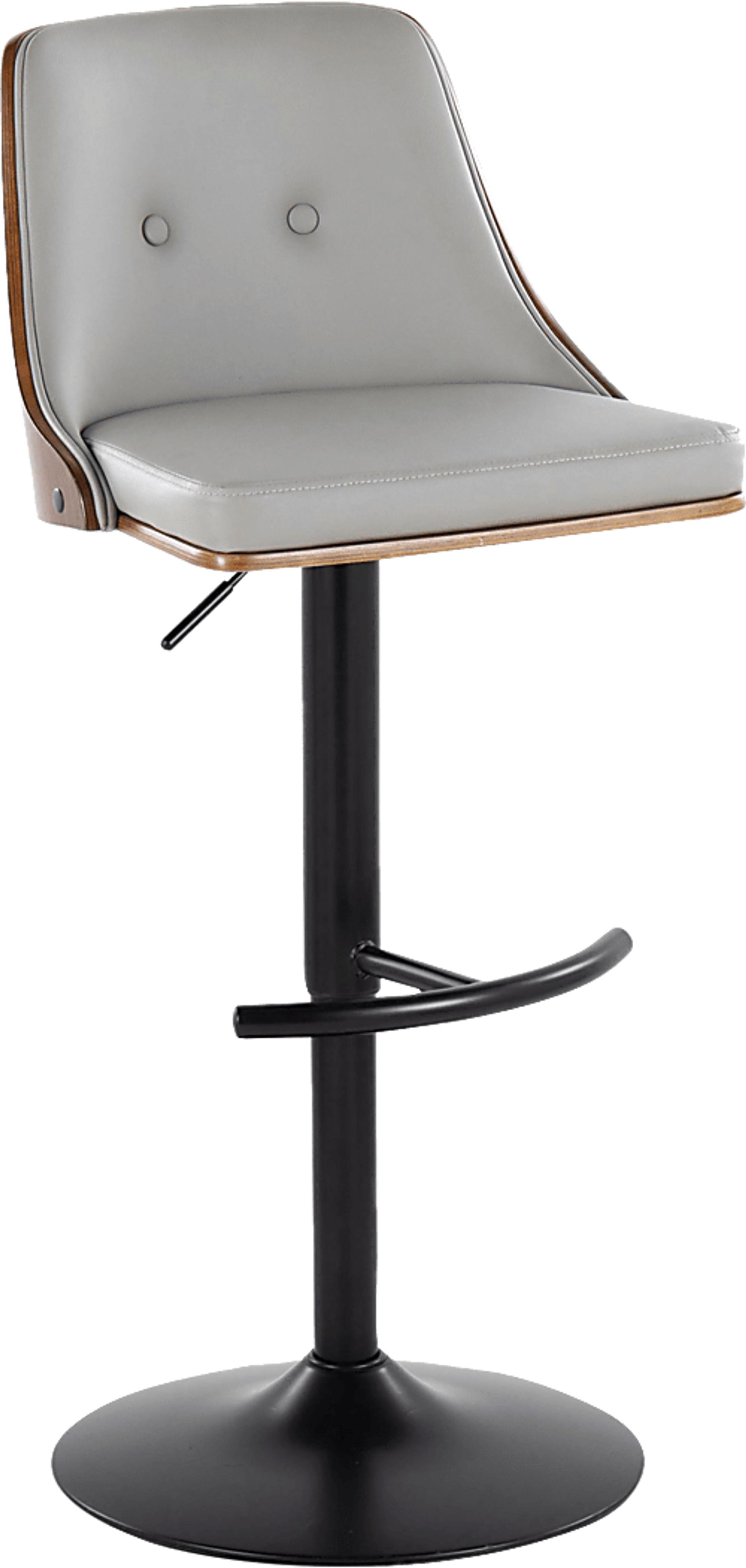 Wyndtop II Light Gray Adjustable Barstool, Set of 2 - Image 7