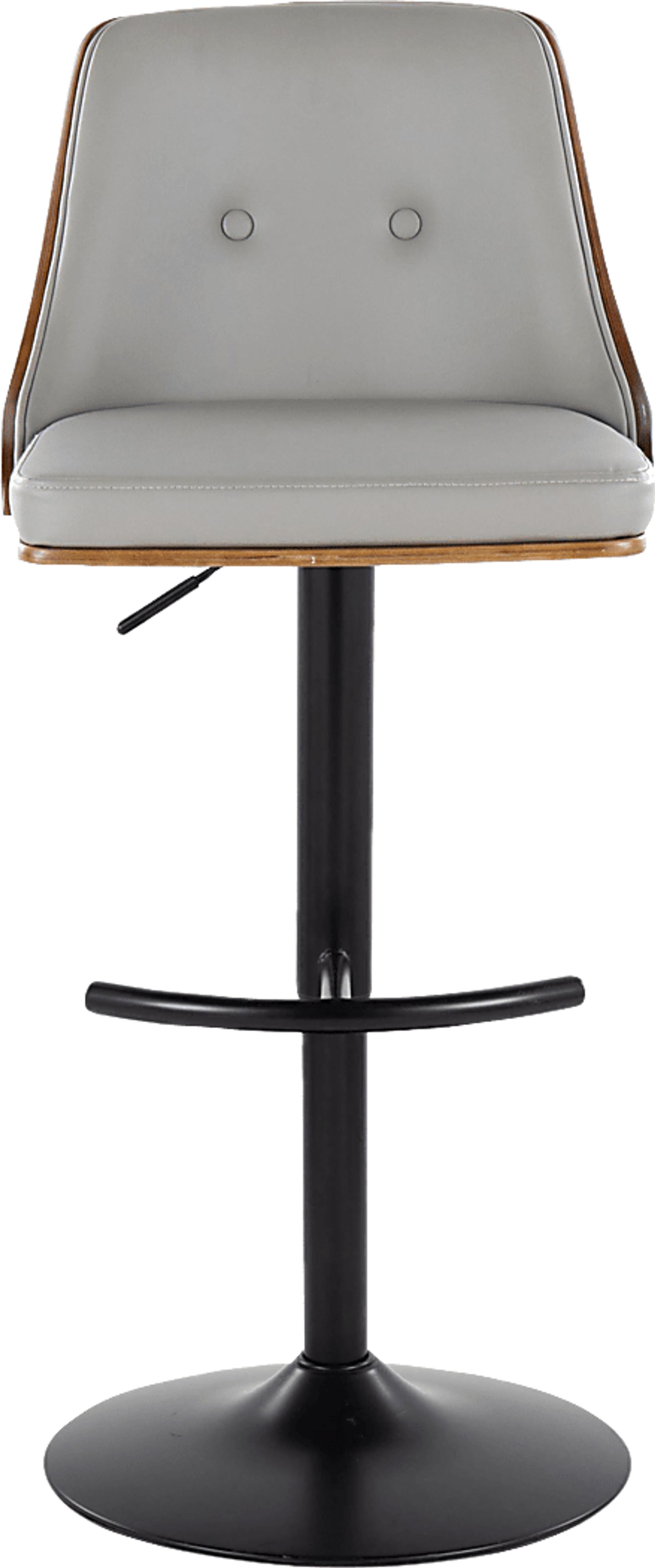 Wyndtop II Light Gray Adjustable Barstool, Set of 2 - Image 8