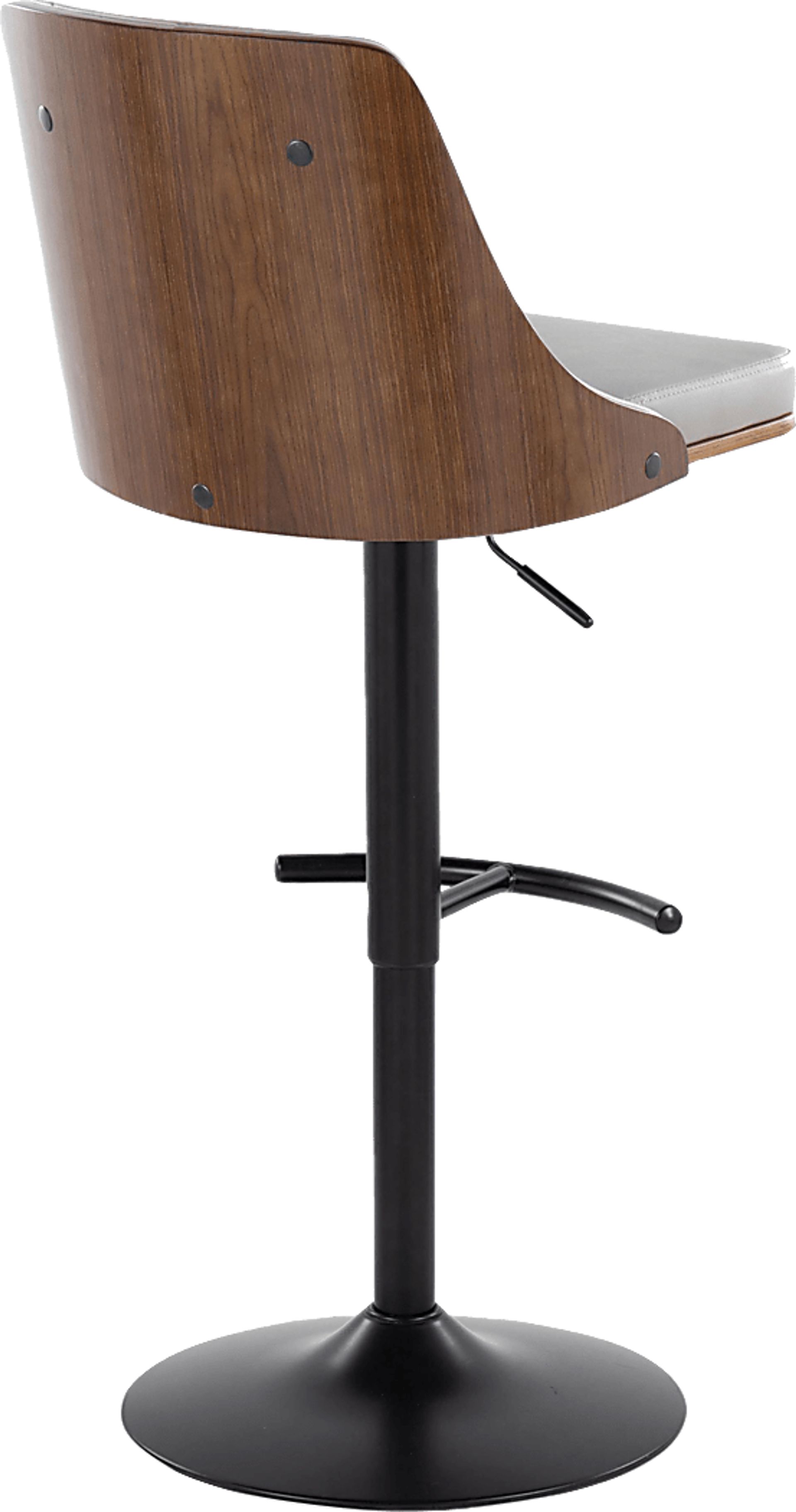 Wyndtop II Light Gray Adjustable Barstool, Set of 2 - Image 9