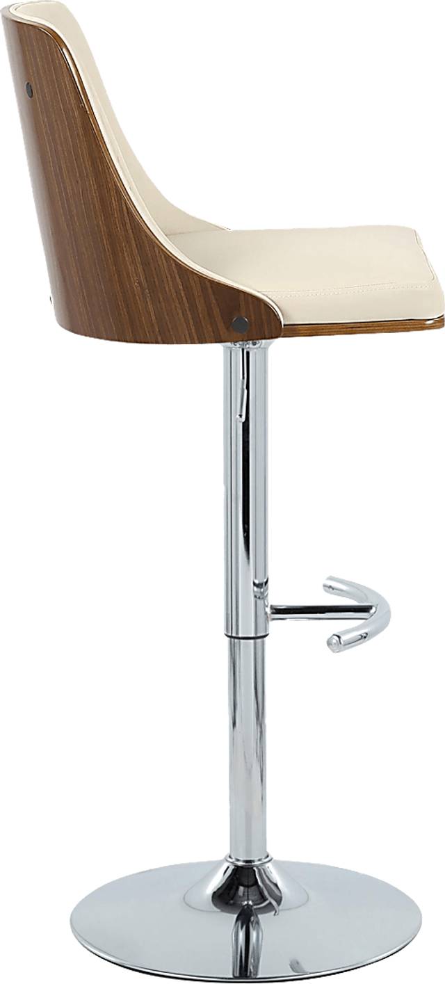 Wyndtop III Cream Adjustable Barstool, Set of 2 - Thumbnail - Image 6