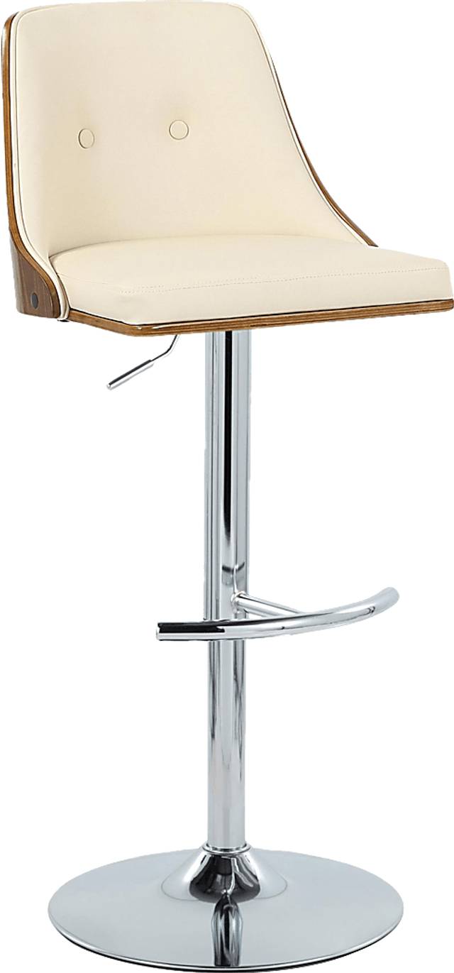 Wyndtop III Cream Adjustable Barstool, Set of 2 - Thumbnail - Image 7