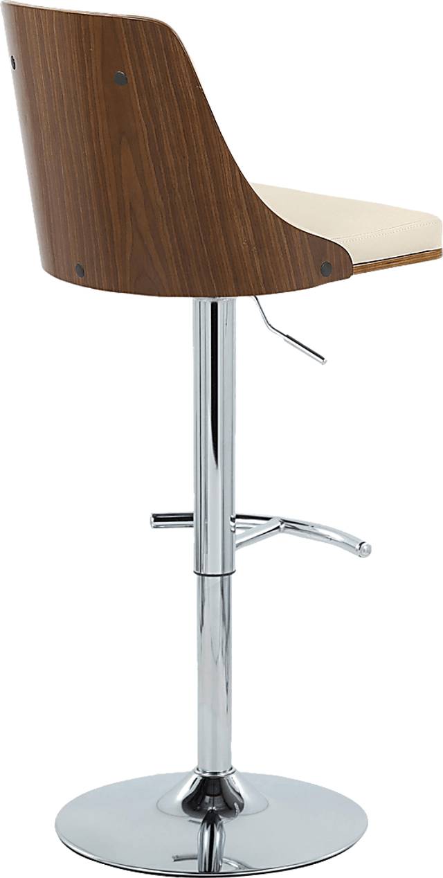 Wyndtop III Cream Adjustable Barstool, Set of 2 - Thumbnail - Image 8