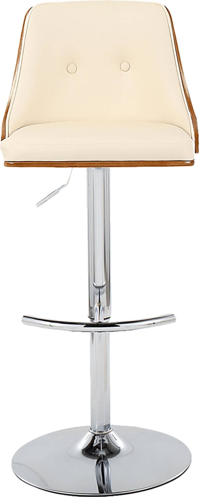 Wyndtop III Cream Adjustable Barstool, Set of 2 - Thumbnail - Image 10