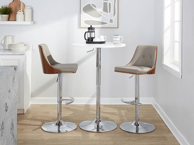 Wyndtop III Light Gray Adjustable Barstool, Set of 2 - Thumbnail - Image 5