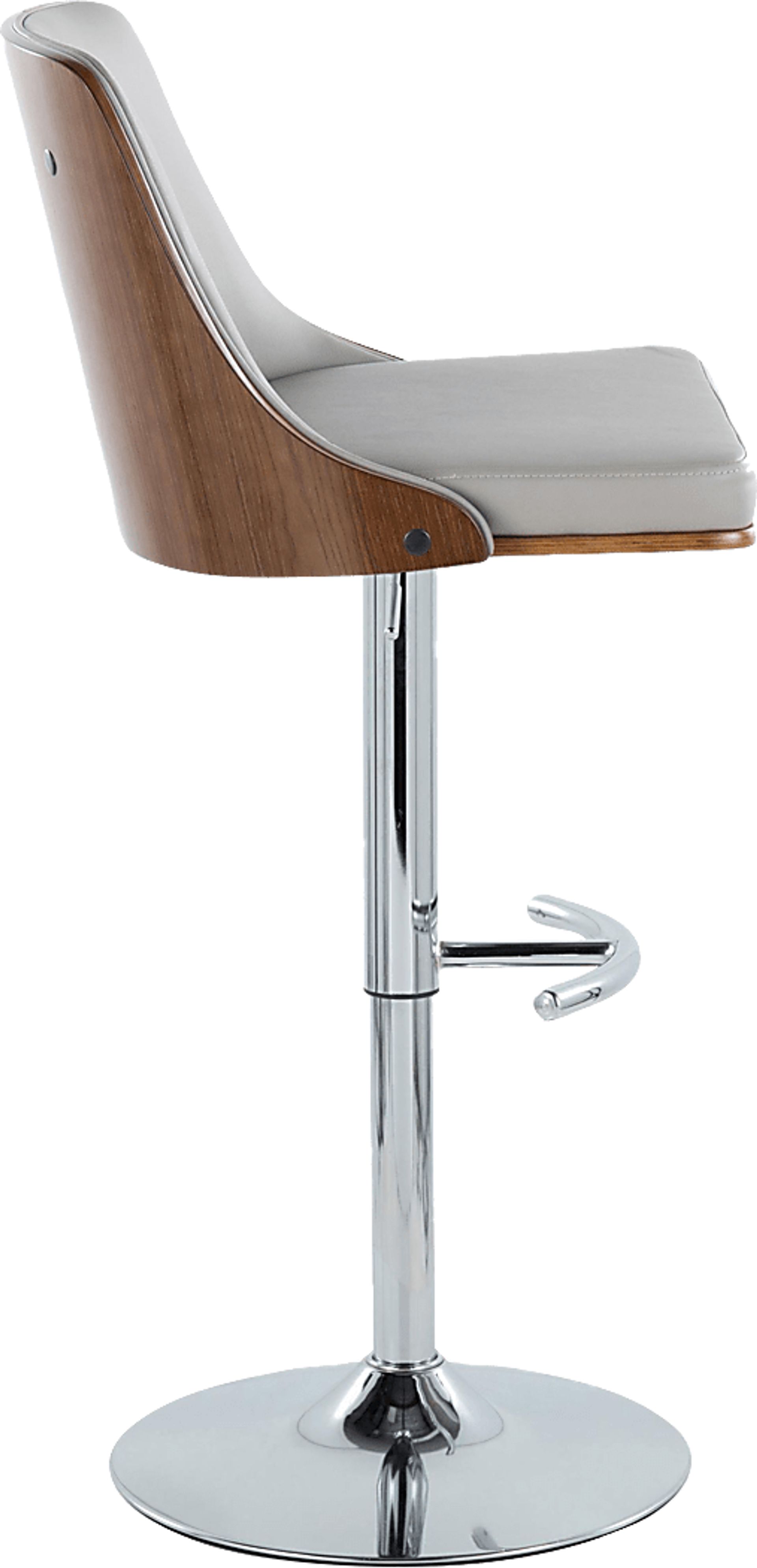 Wyndtop III Light Gray Adjustable Barstool, Set of 2 - Image 6