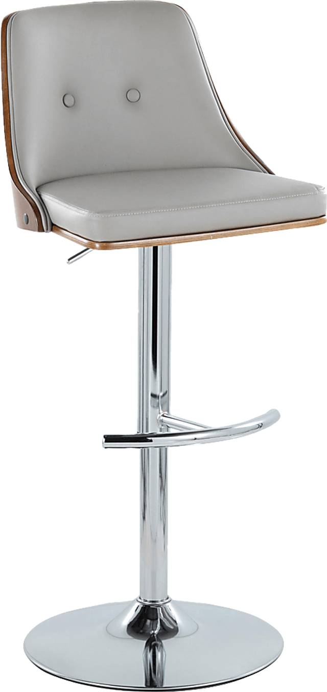 Wyndtop III Light Gray Adjustable Barstool, Set of 2 - Thumbnail - Image 7