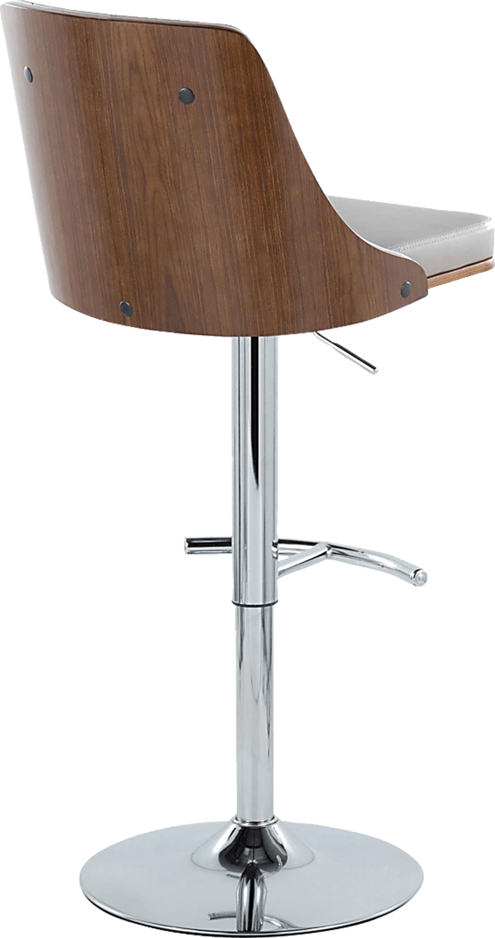Wyndtop III Light Gray Adjustable Barstool, Set of 2 - Image 8