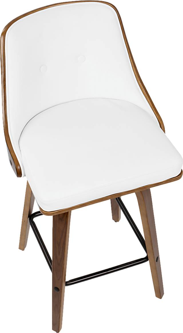 Wyndtop White Counter Height Stool, Set of 2 - Thumbnail - Image 4