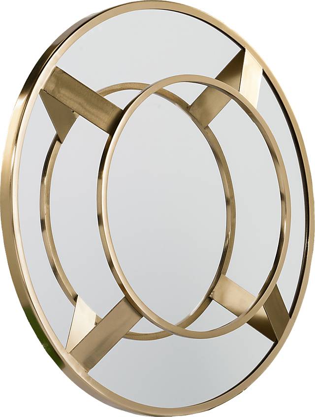 Wynell Brass Accent Mirror - Thumbnail - Image 3