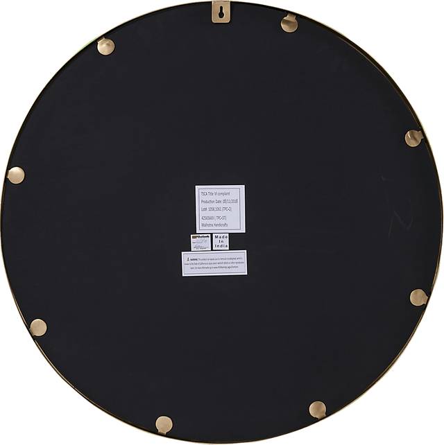 Wynell Brass Accent Mirror - Thumbnail - Image 6