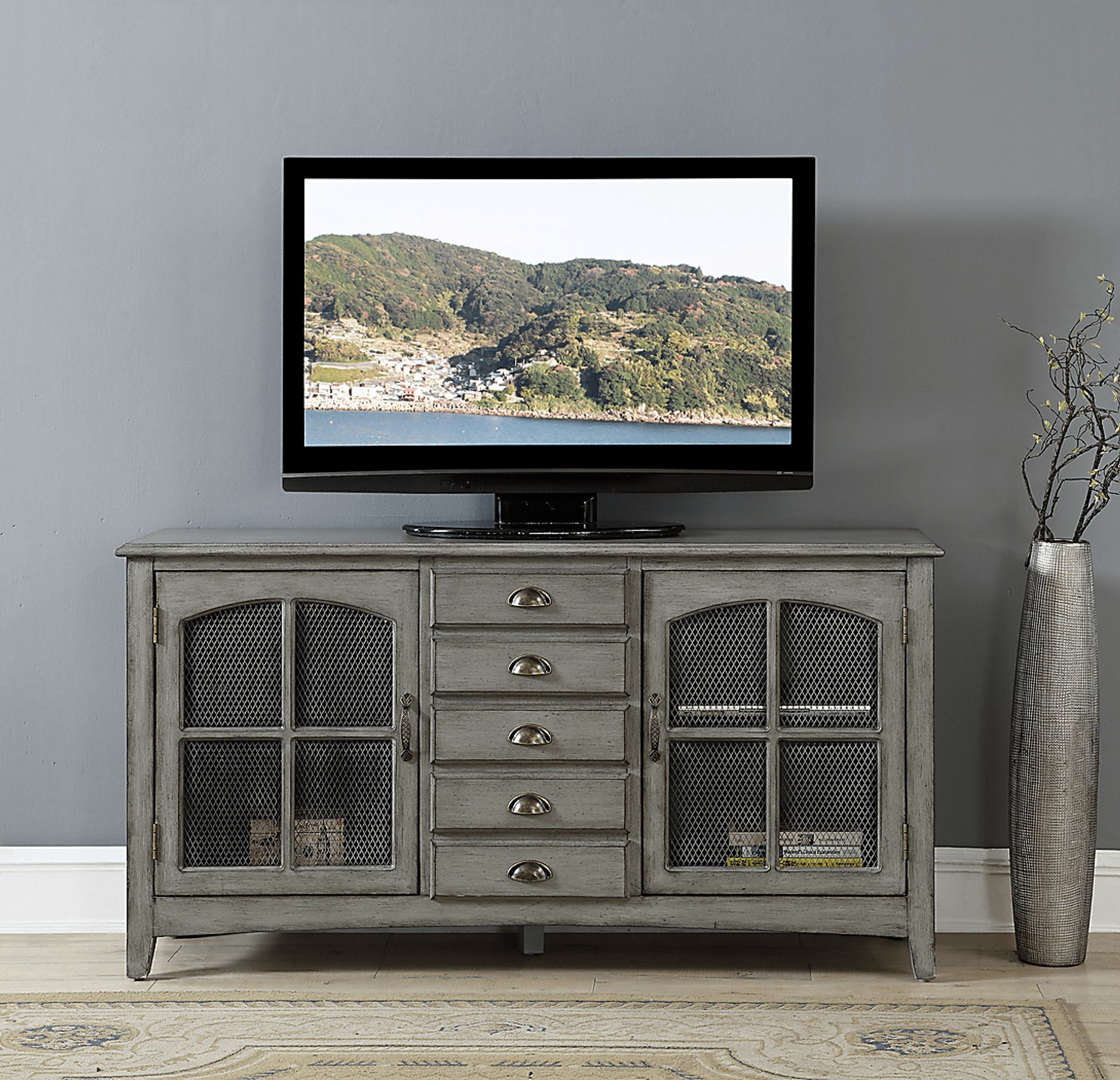 Wynfield  Gray Credenza - Image 7