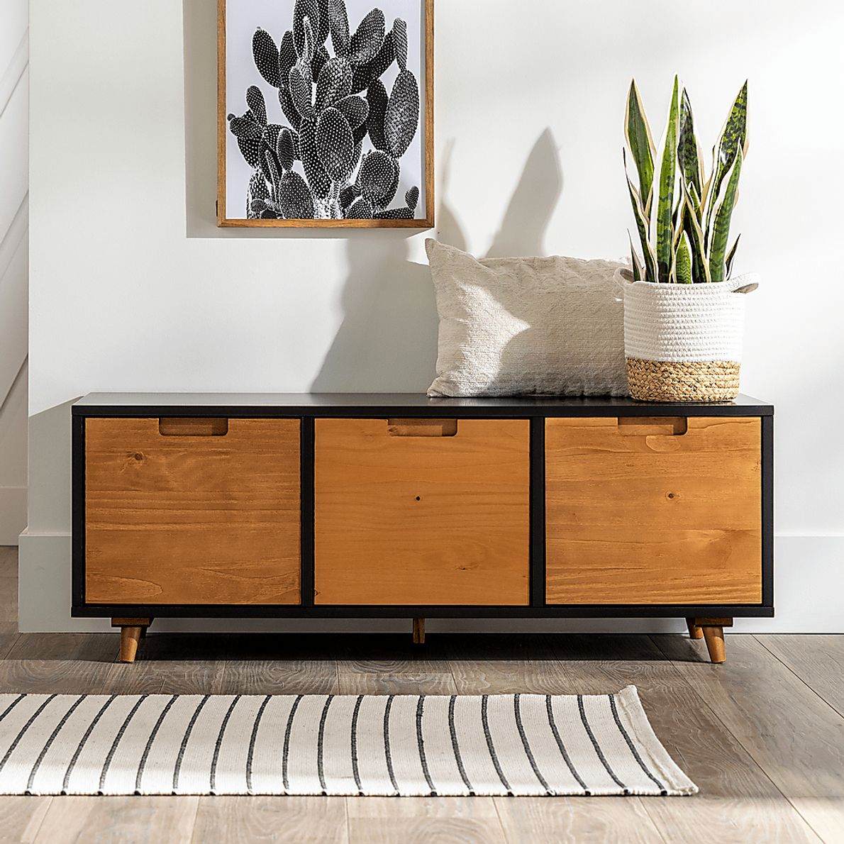 Wynington Caramel Accent Bench