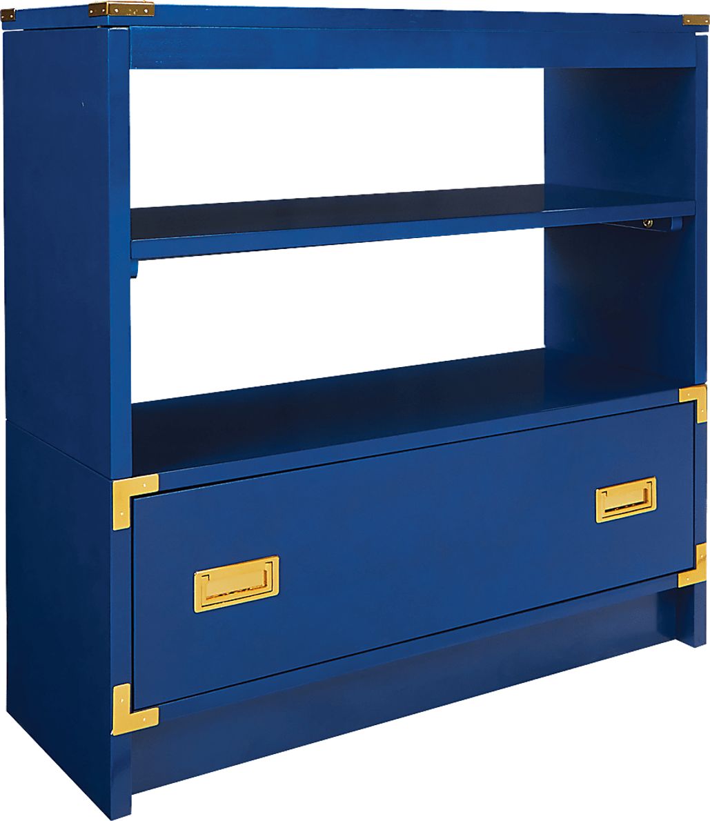 Wynkoop Blue Bookcase