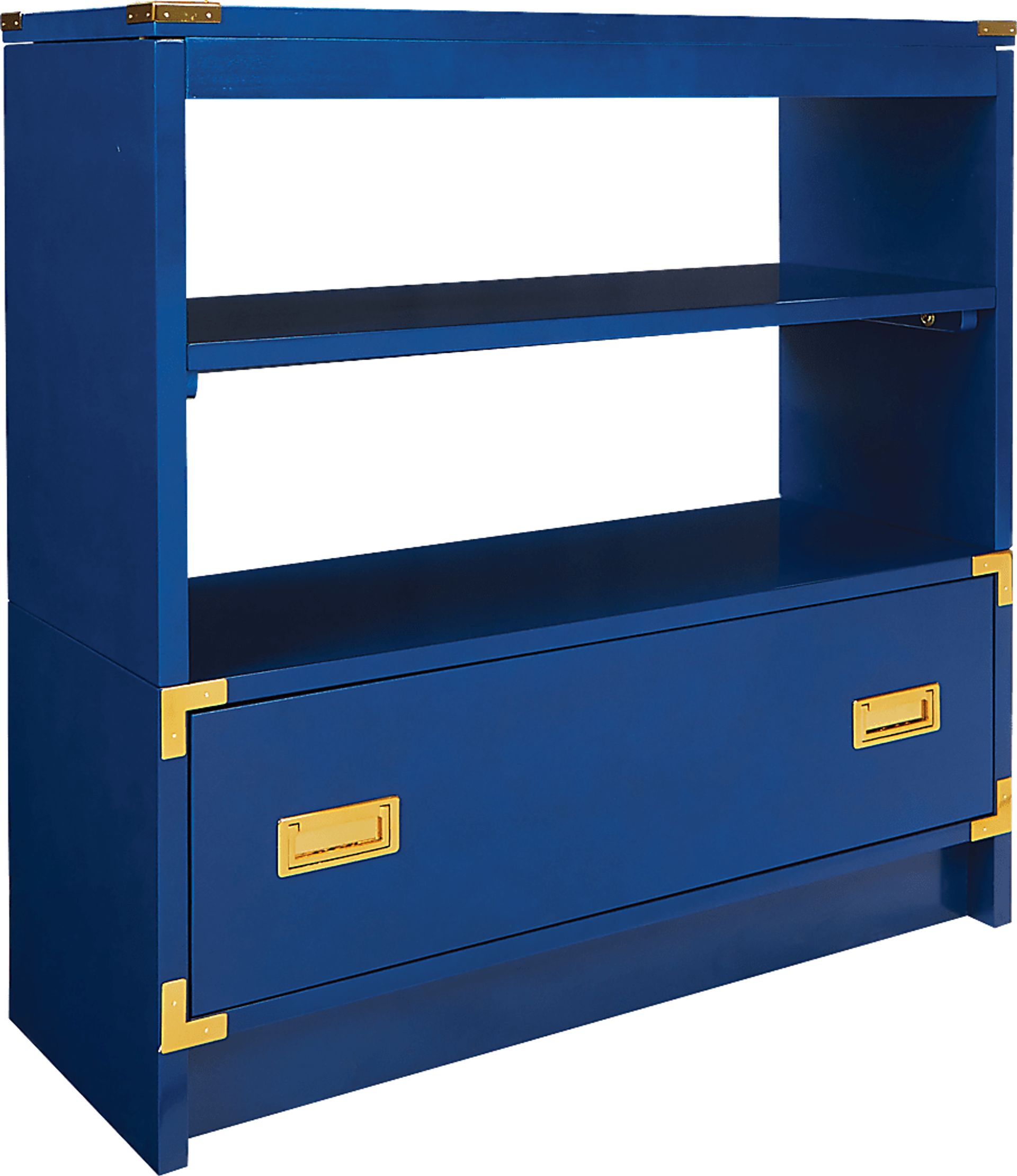 Wynkoop Blue Bookcase - Image 1
