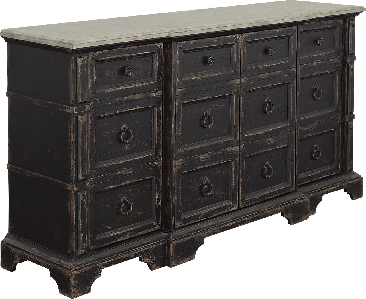 Wynmoore Black Credenza