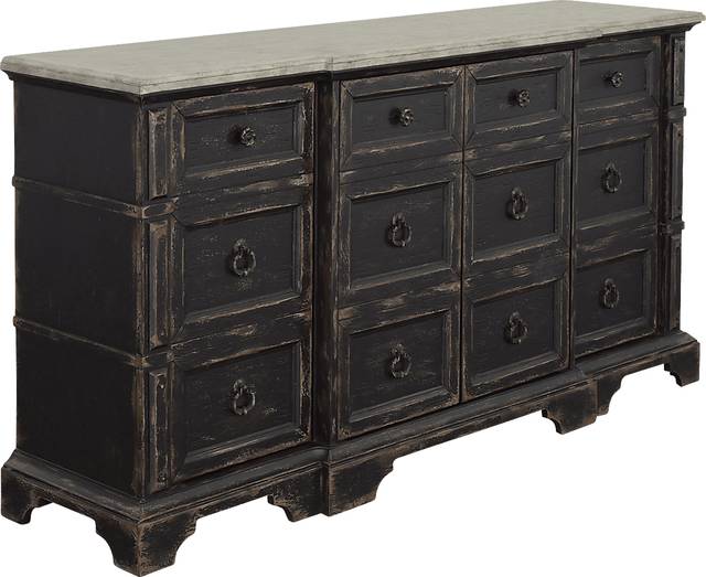Wynmoore Black Credenza - Thumbnail - Image 1