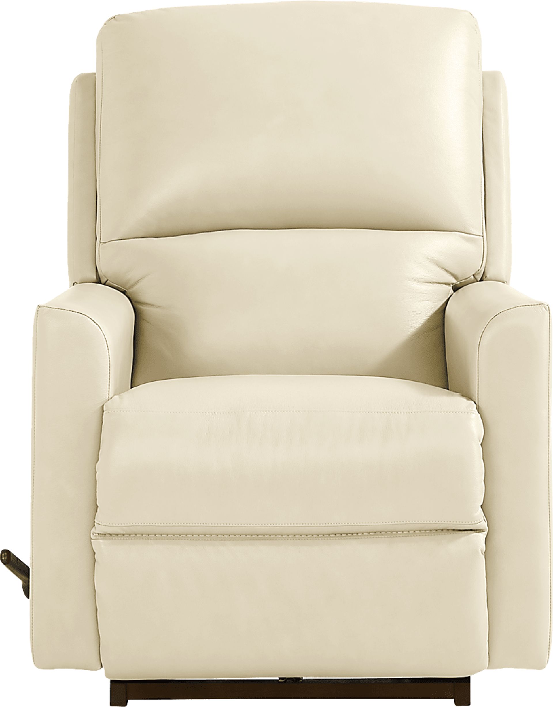 Wynne I Ivory Leather Rocker Recliner - Image 2